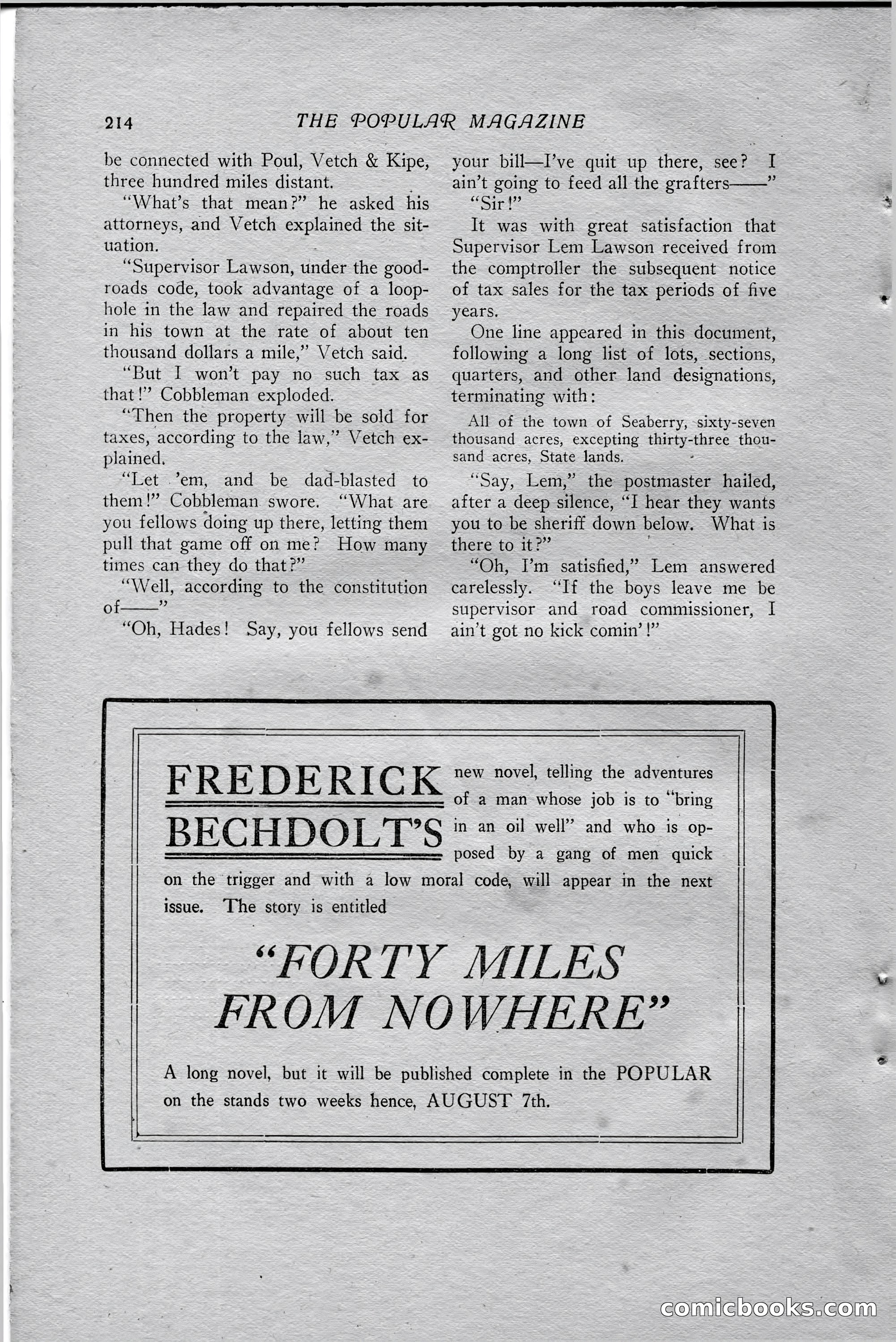 The Popular Magazine, July 23, 1915 — page 220 of 236