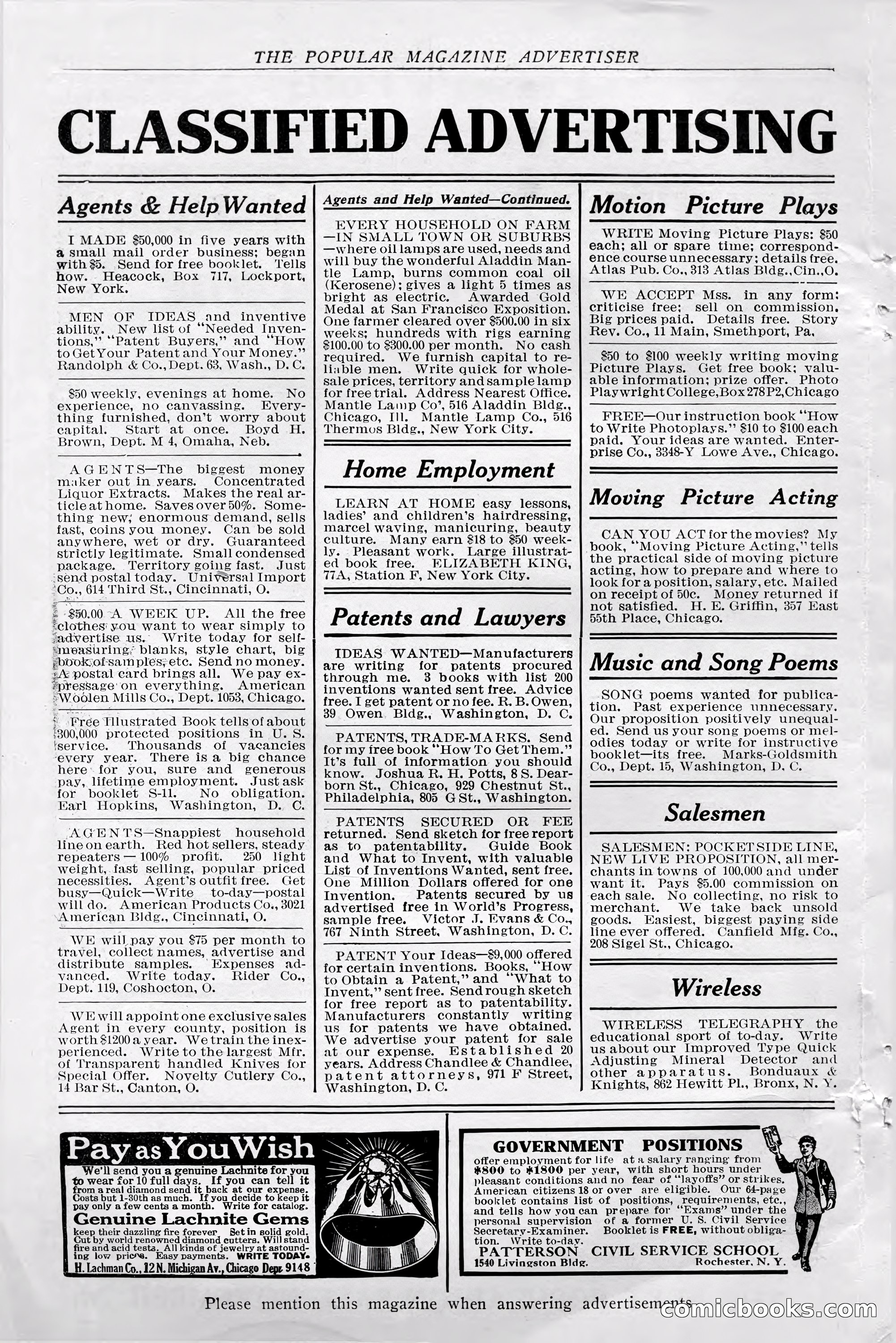 The Popular Magazine, October 20, 1915 — page 4 of 244
