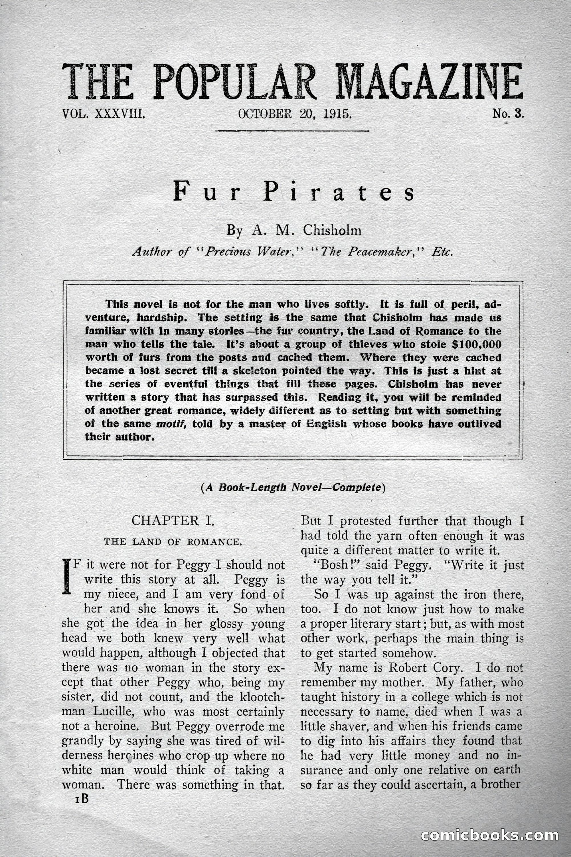 The Popular Magazine, October 20, 1915 — page 7 of 244