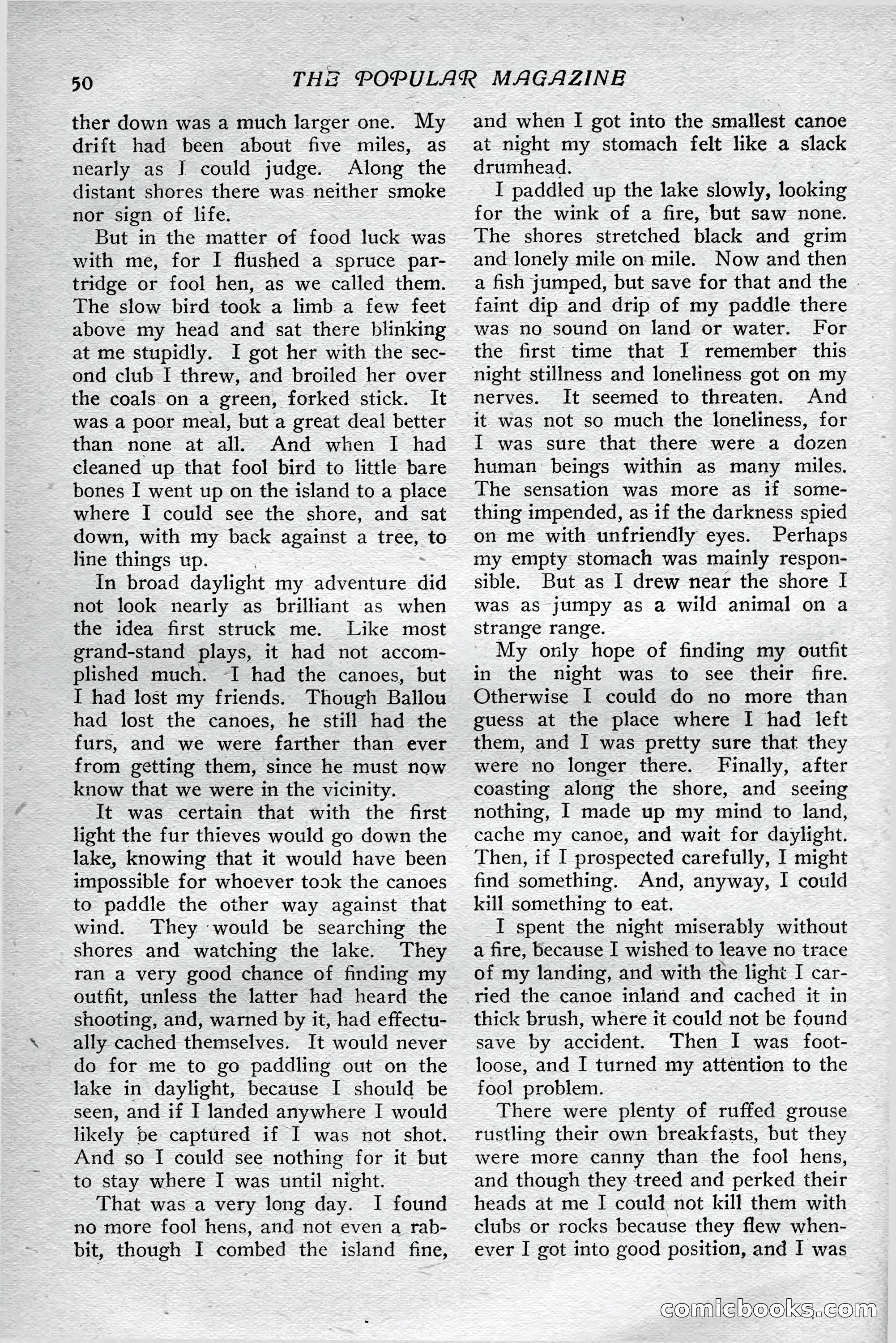 The Popular Magazine, October 20, 1915 — page 56 of 244