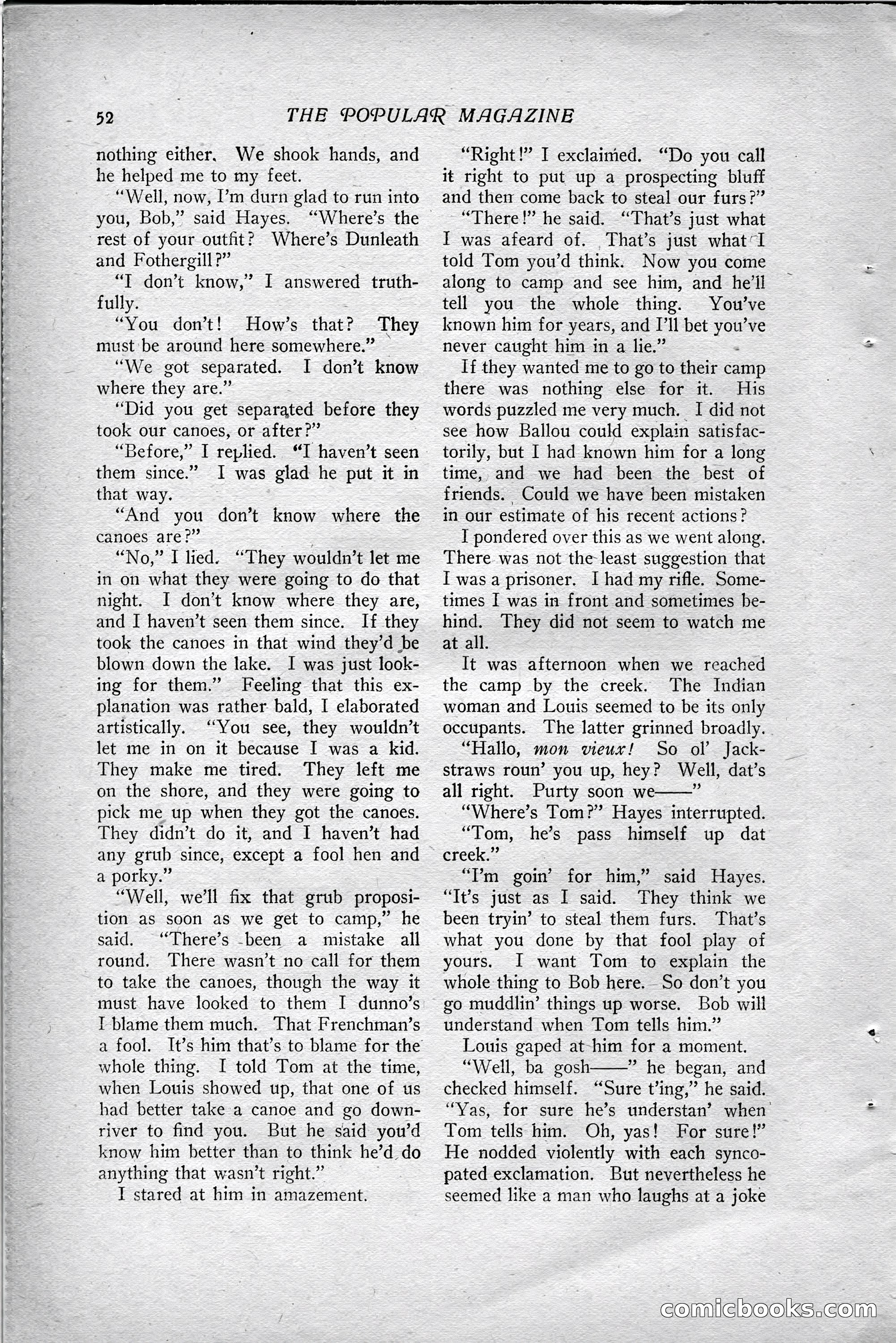 The Popular Magazine, October 20, 1915 — page 58 of 244