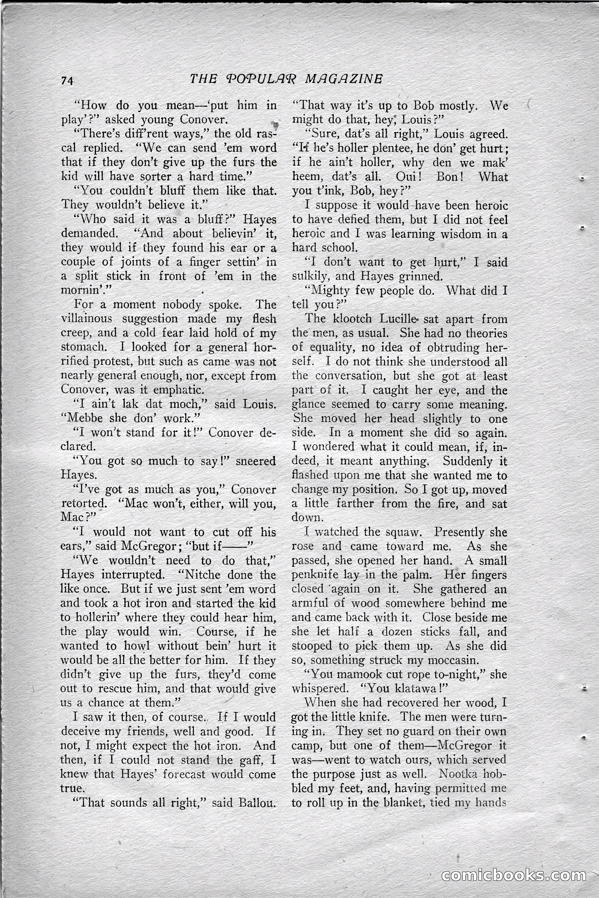 The Popular Magazine, October 20, 1915 — page 80 of 244