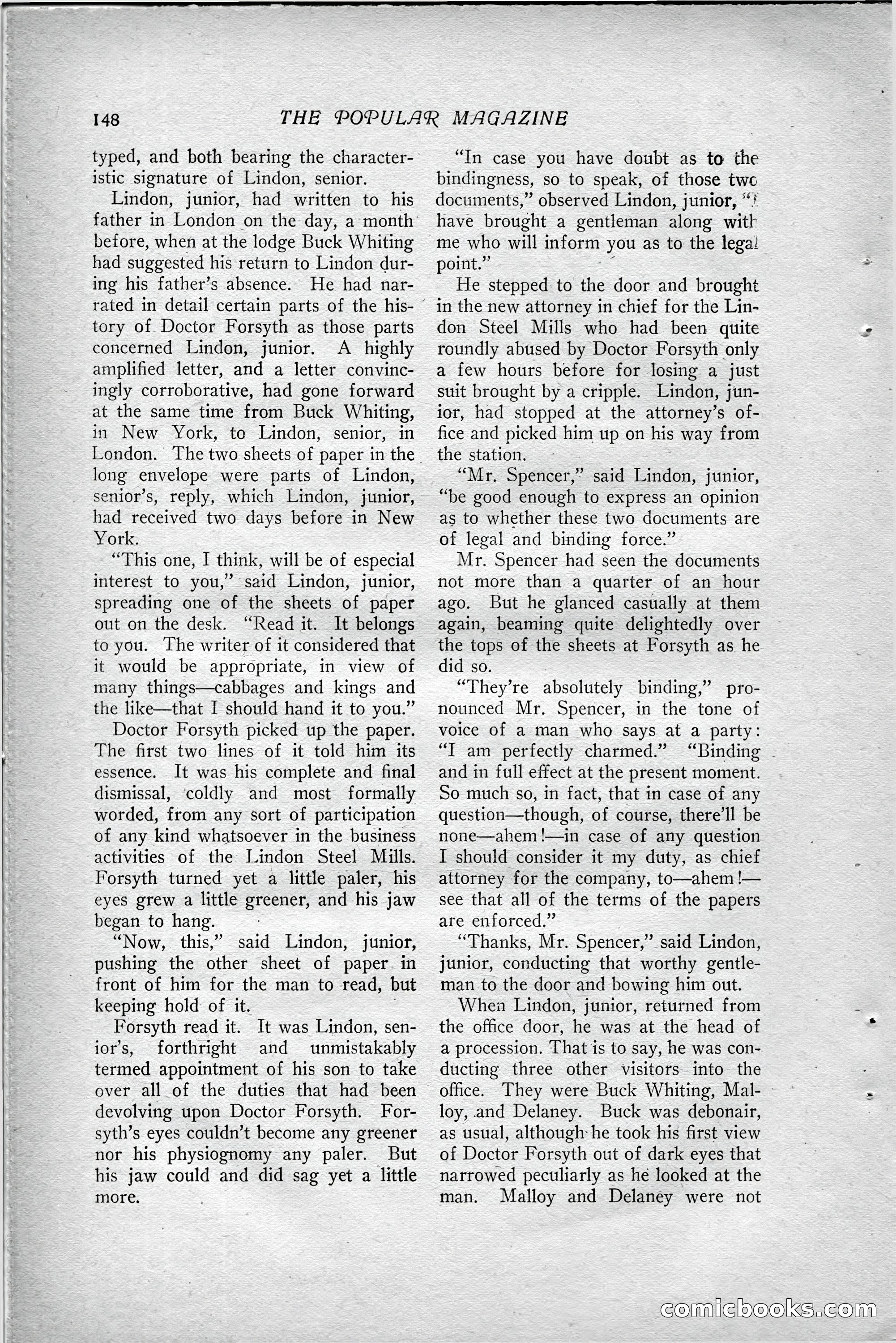 The Popular Magazine, October 20, 1915 — page 154 of 244