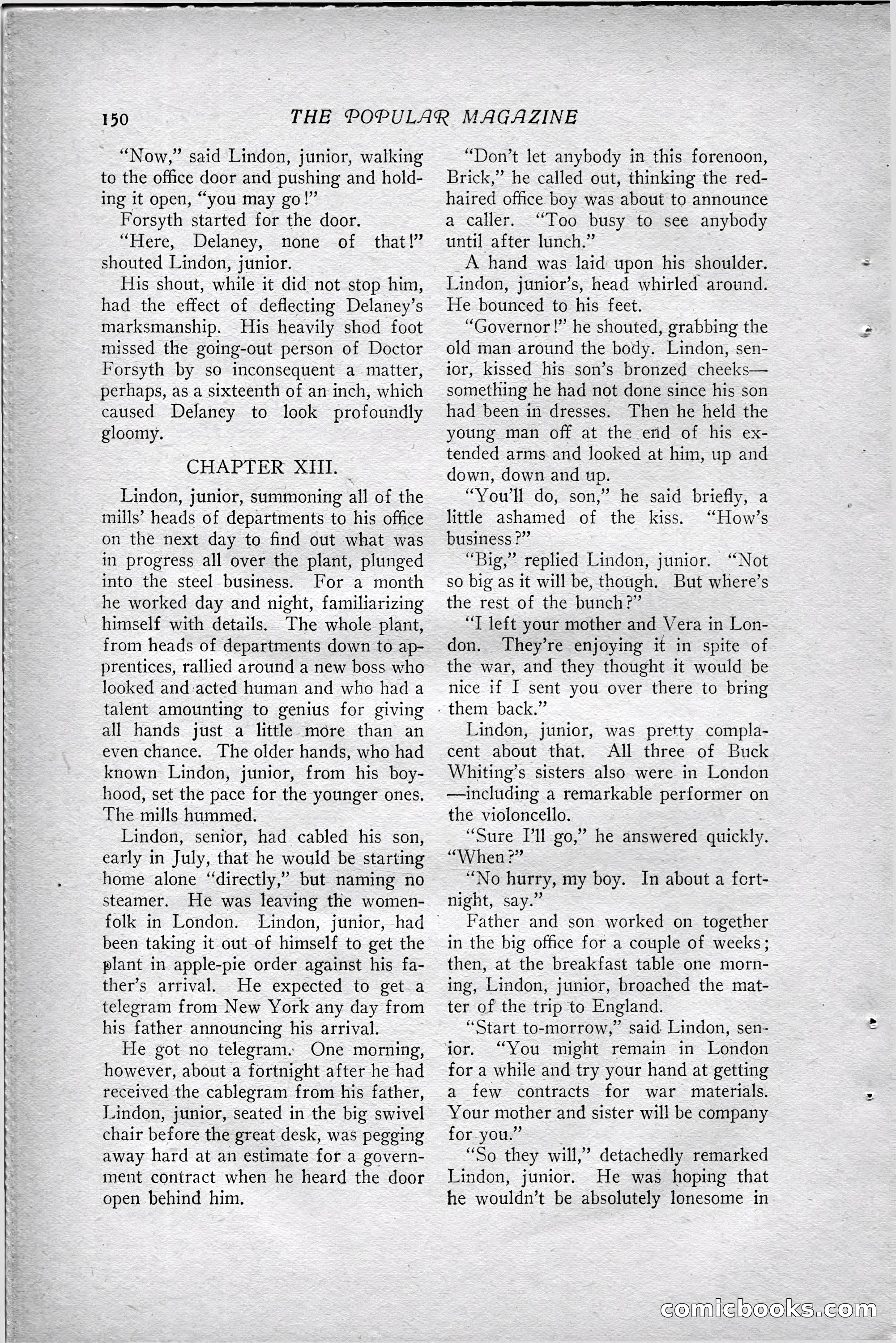 The Popular Magazine, October 20, 1915 — page 156 of 244