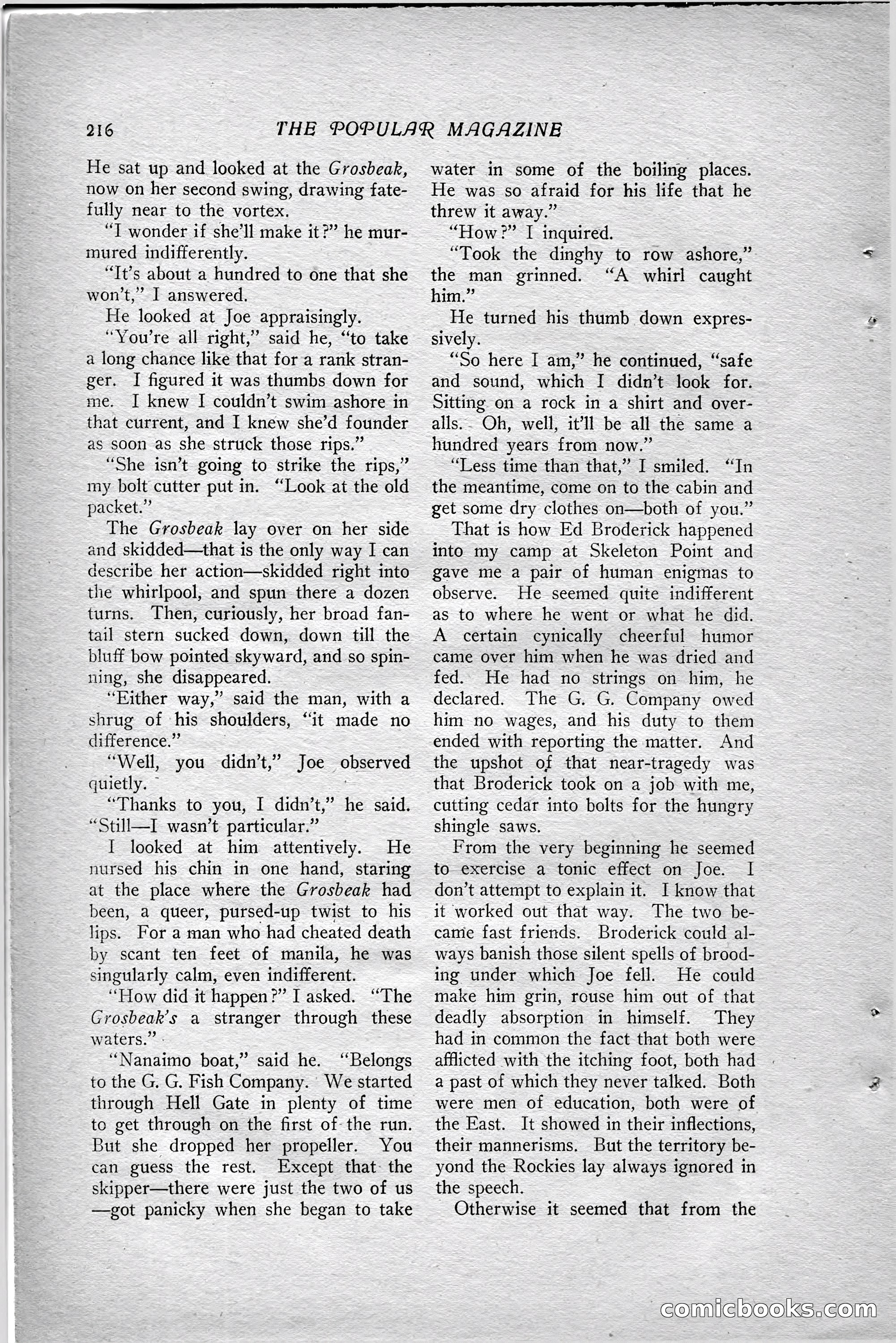The Popular Magazine, October 20, 1915 — page 222 of 244