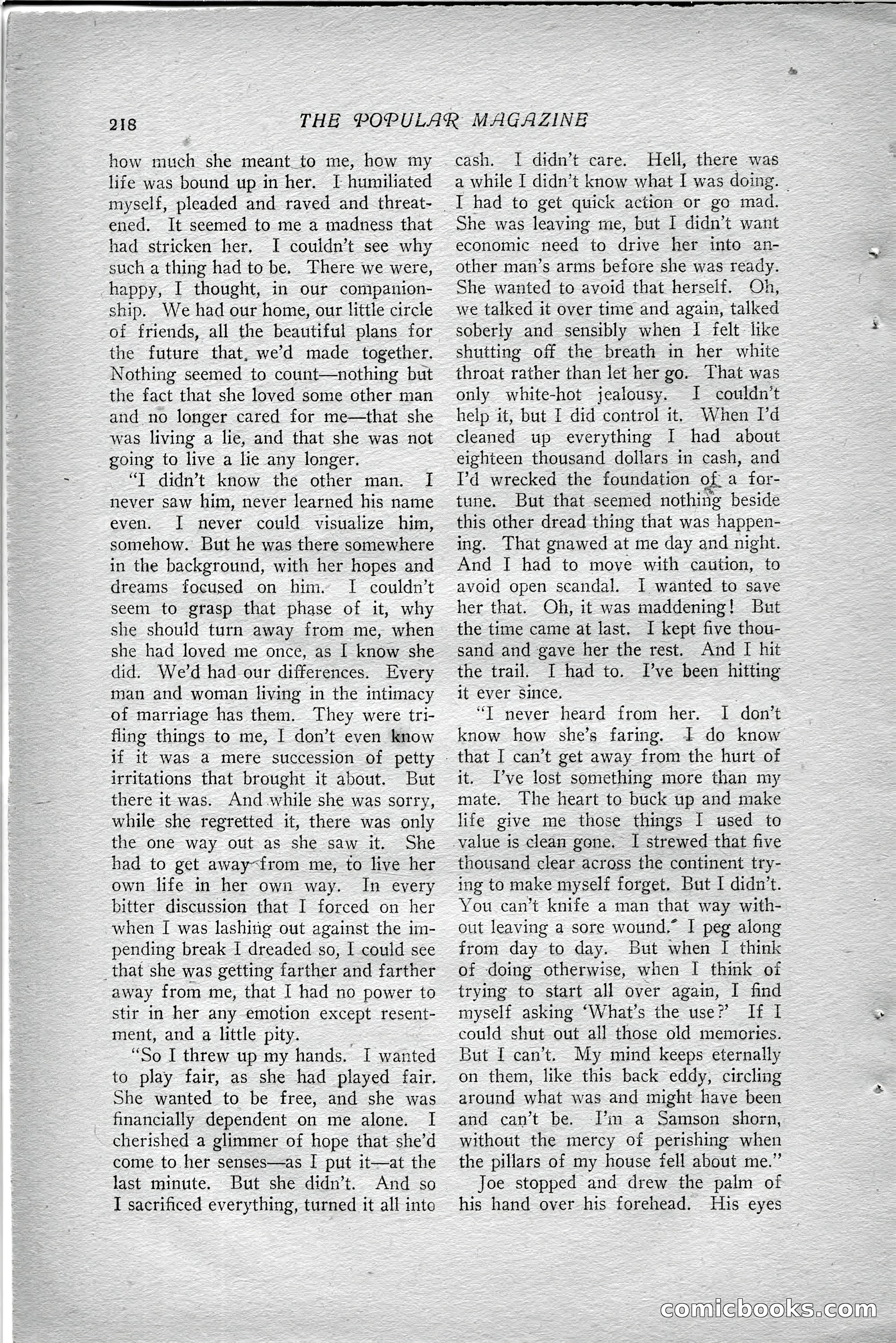 The Popular Magazine, October 20, 1915 — page 224 of 244
