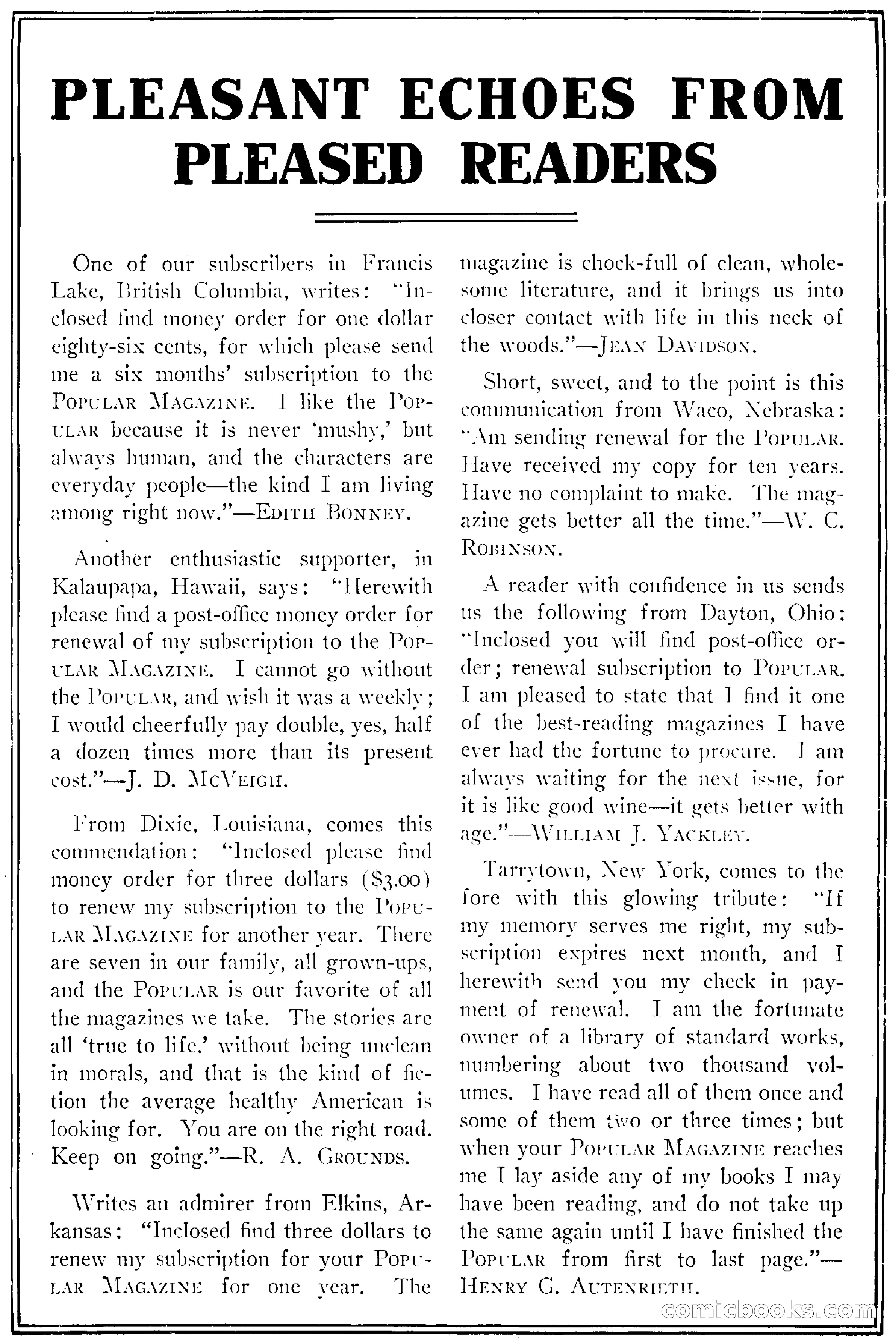 The Popular Magazine, January 7, 1916 — page 2 of 248
