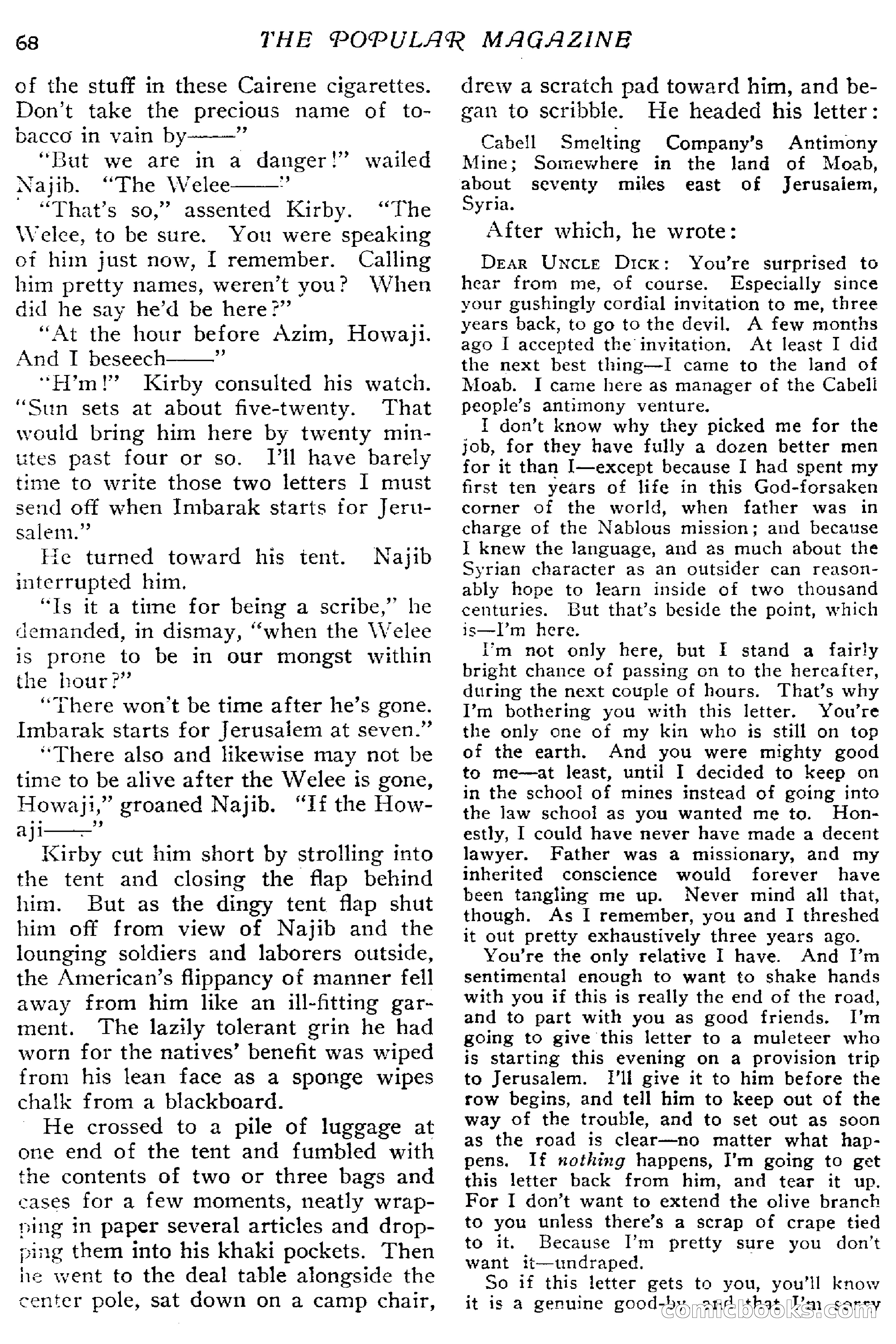 The Popular Magazine, January 7, 1916 — page 74 of 248