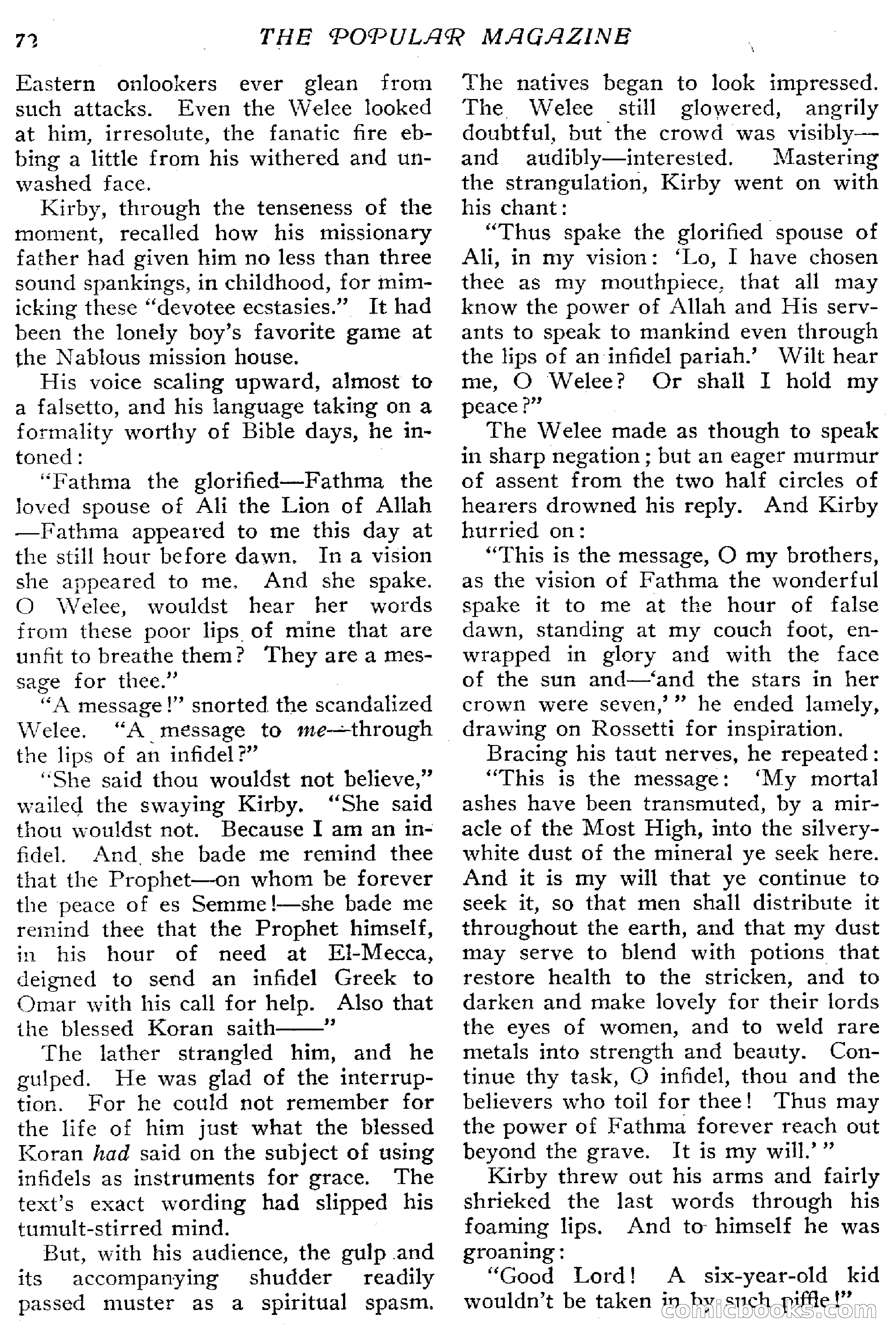 The Popular Magazine, January 7, 1916 — page 78 of 248