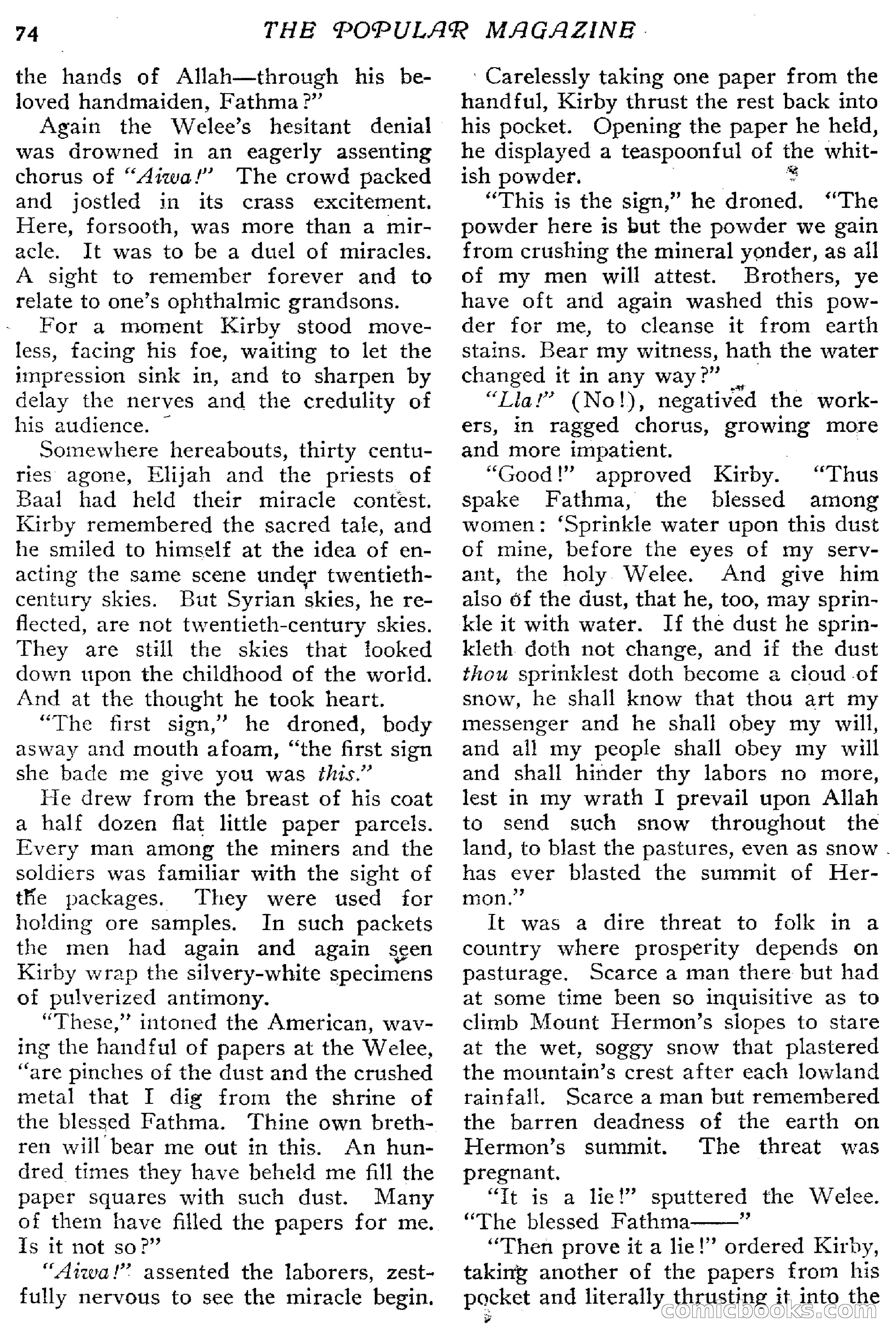 The Popular Magazine, January 7, 1916 — page 80 of 248