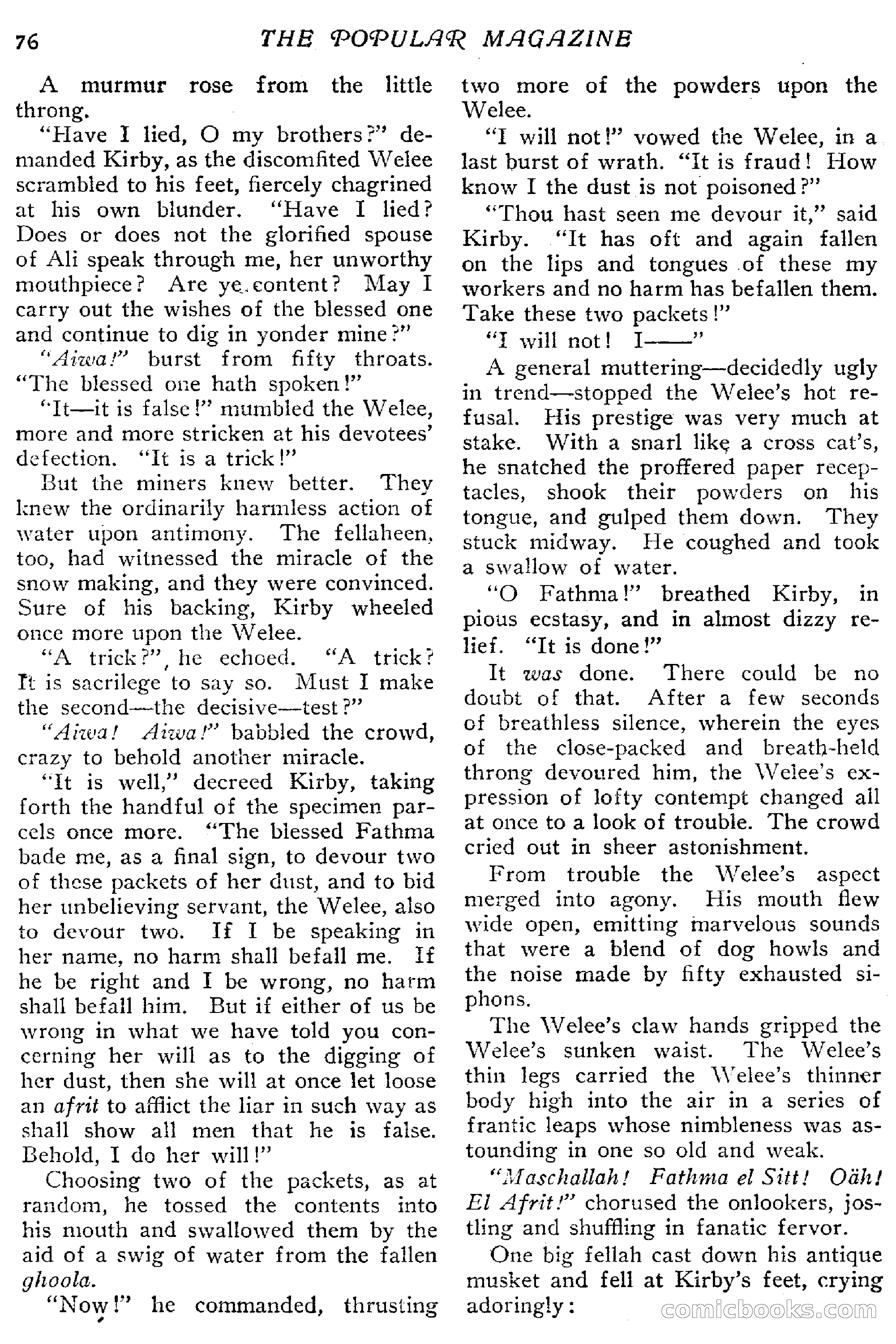 The Popular Magazine, January 7, 1916 — page 82 of 248