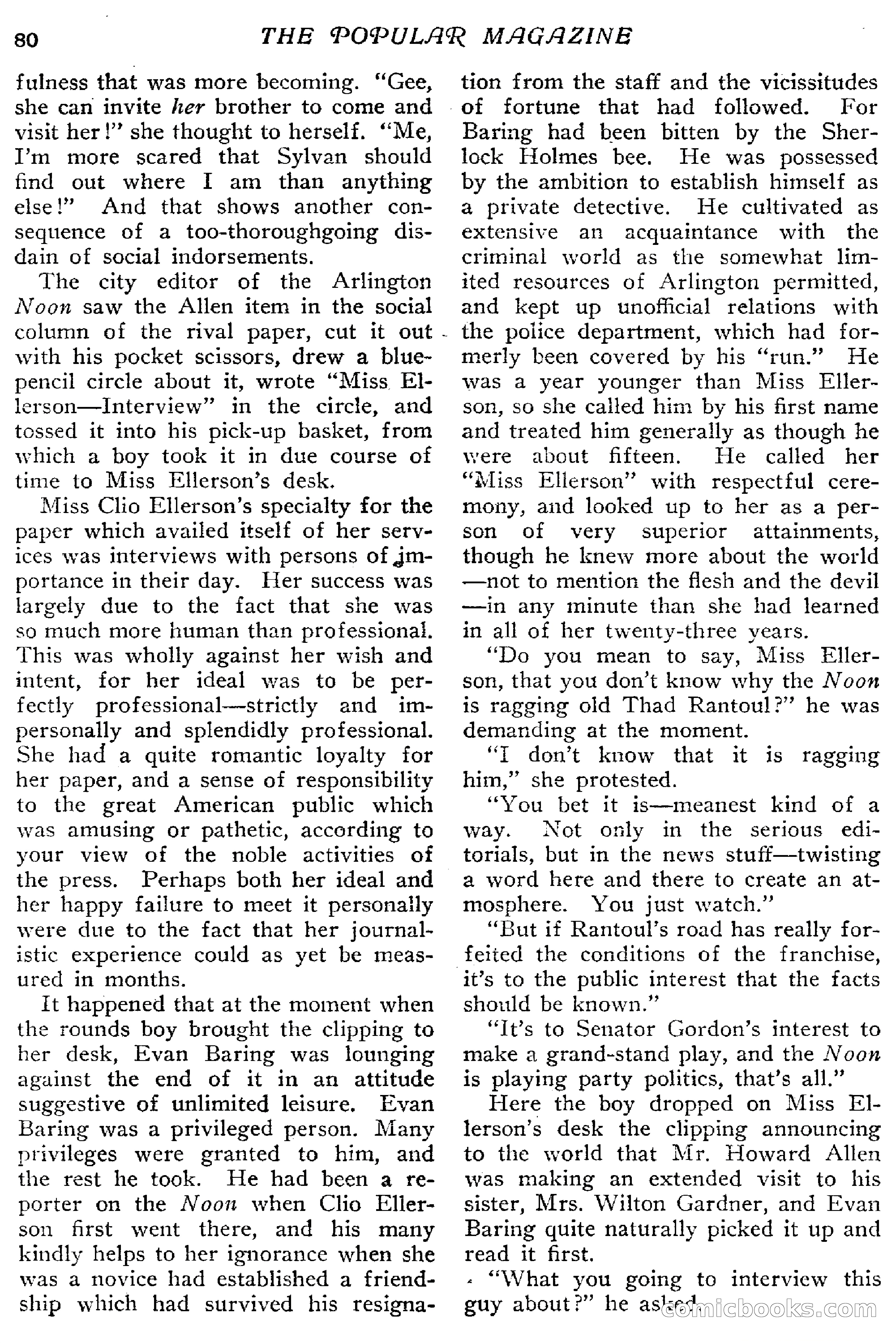 The Popular Magazine, January 7, 1916 — page 86 of 248