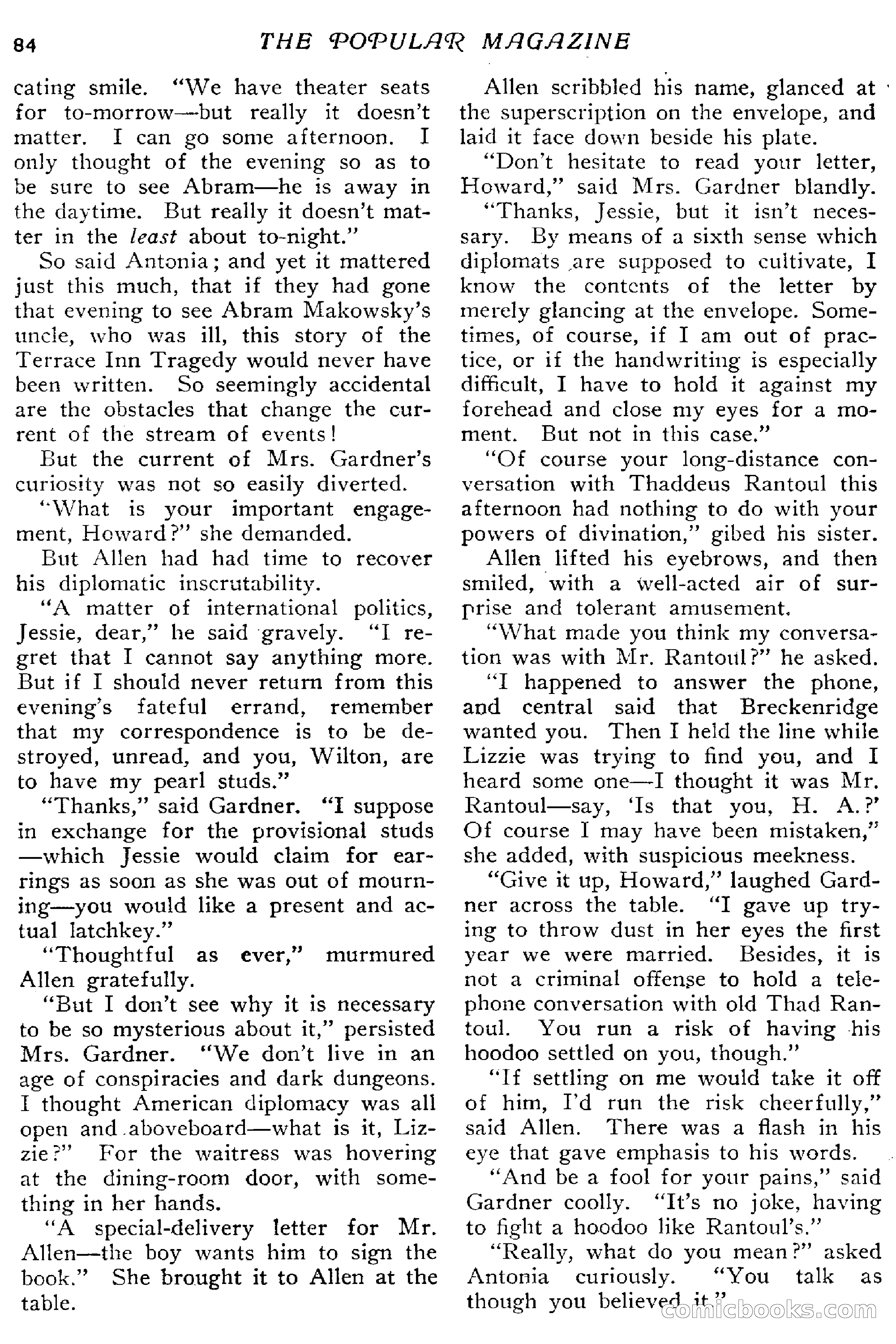 The Popular Magazine, January 7, 1916 — page 90 of 248