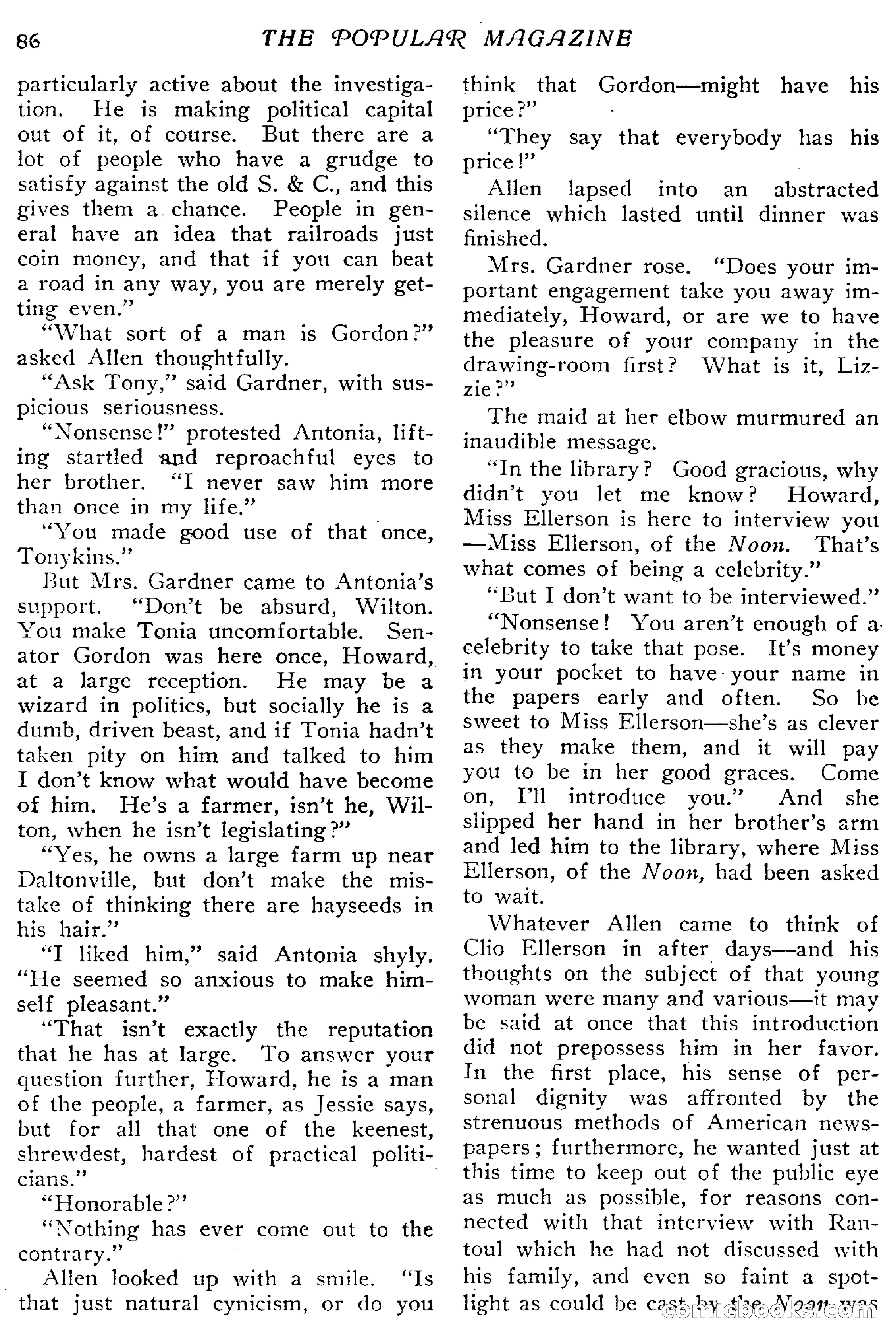 The Popular Magazine, January 7, 1916 — page 92 of 248