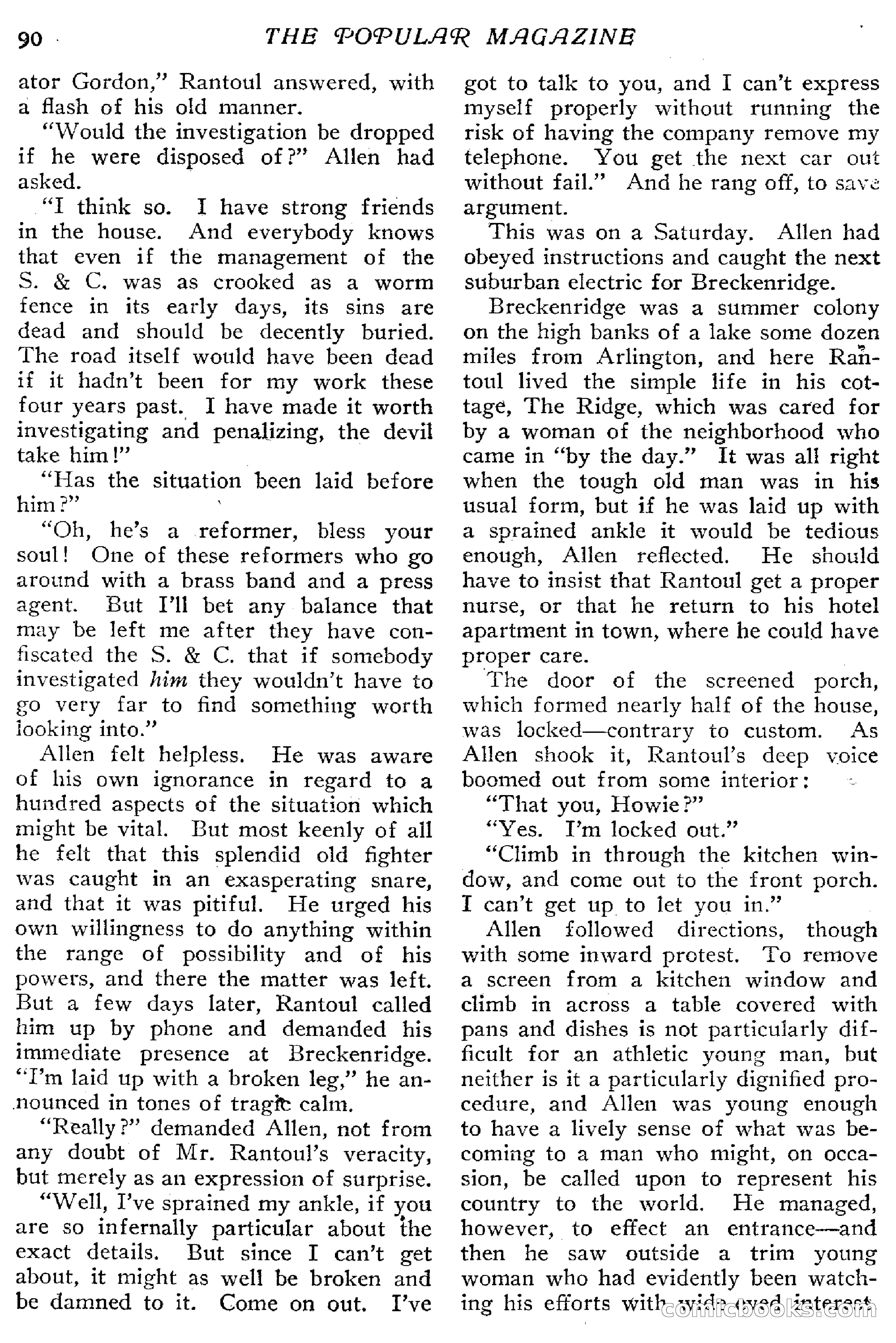 The Popular Magazine, January 7, 1916 — page 96 of 248