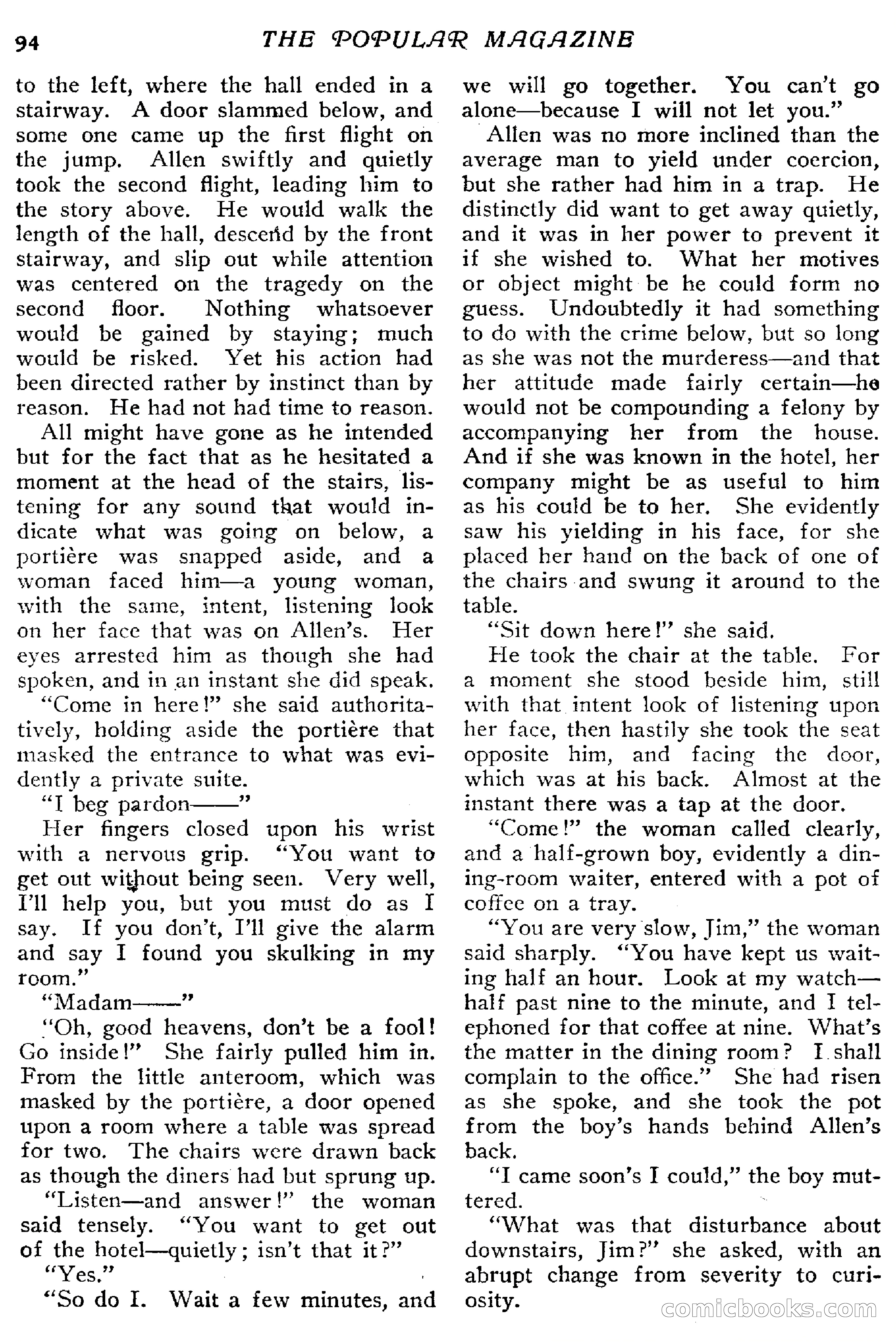 The Popular Magazine, January 7, 1916 — page 100 of 248