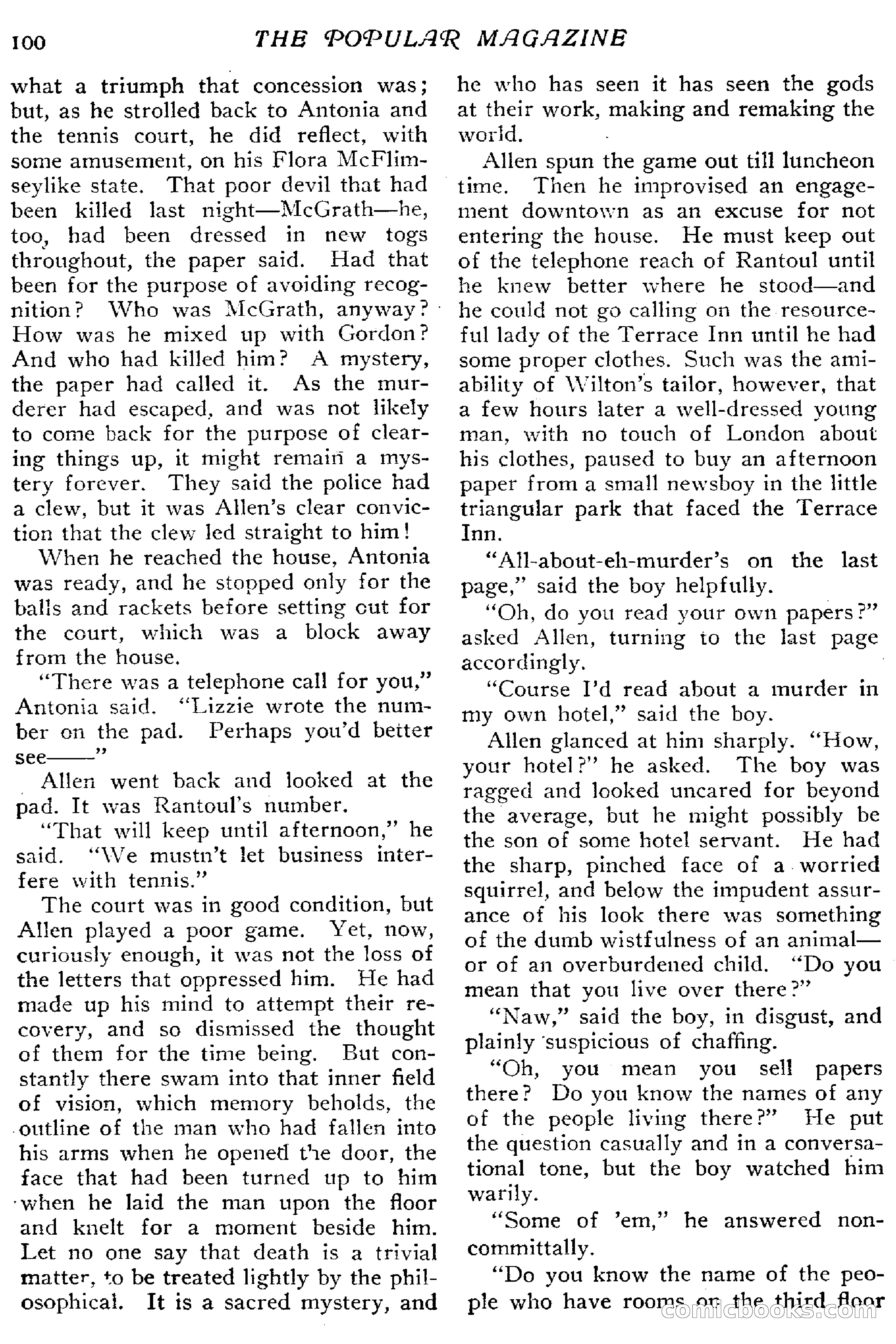 The Popular Magazine, January 7, 1916 — page 106 of 248