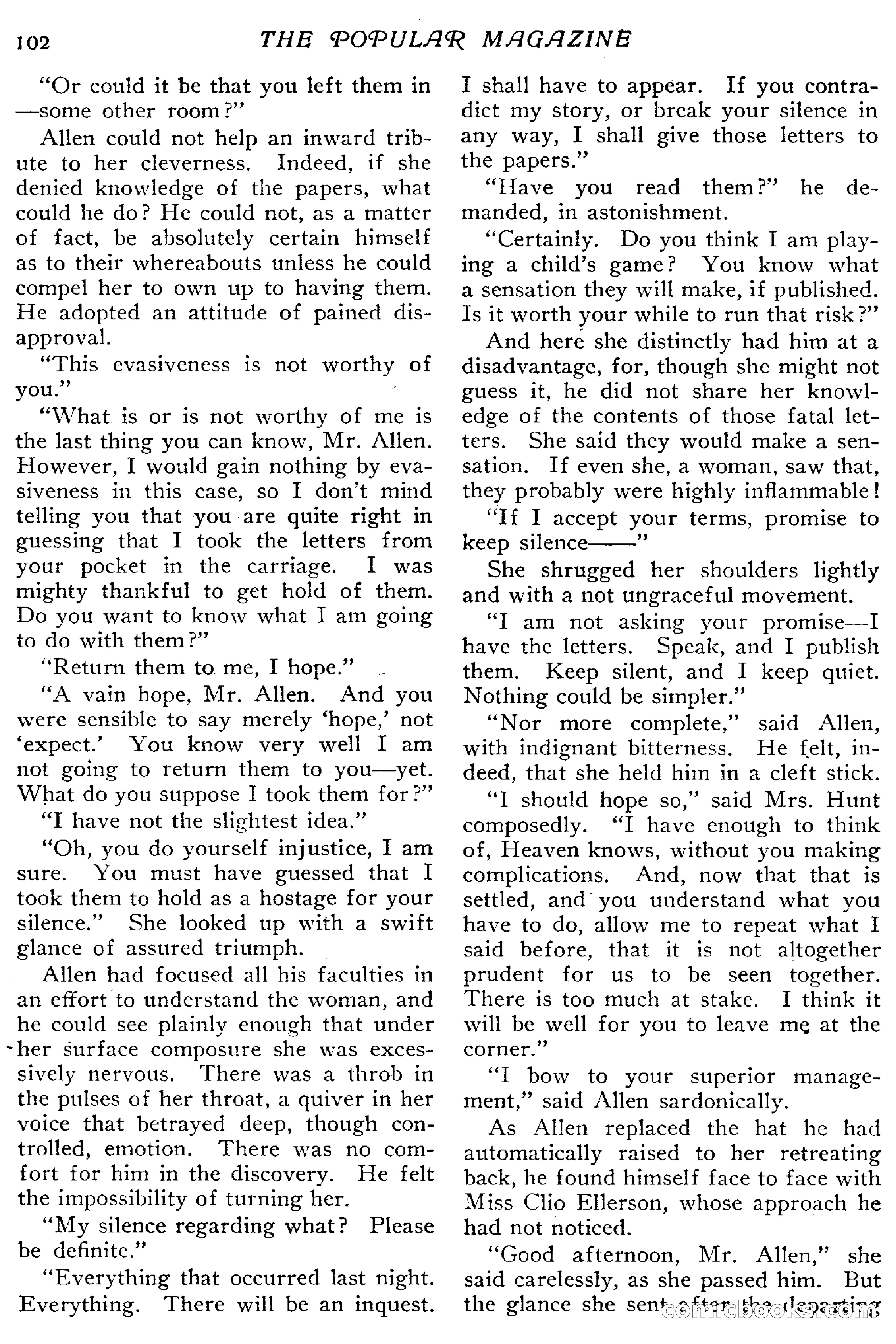 The Popular Magazine, January 7, 1916 — page 108 of 248