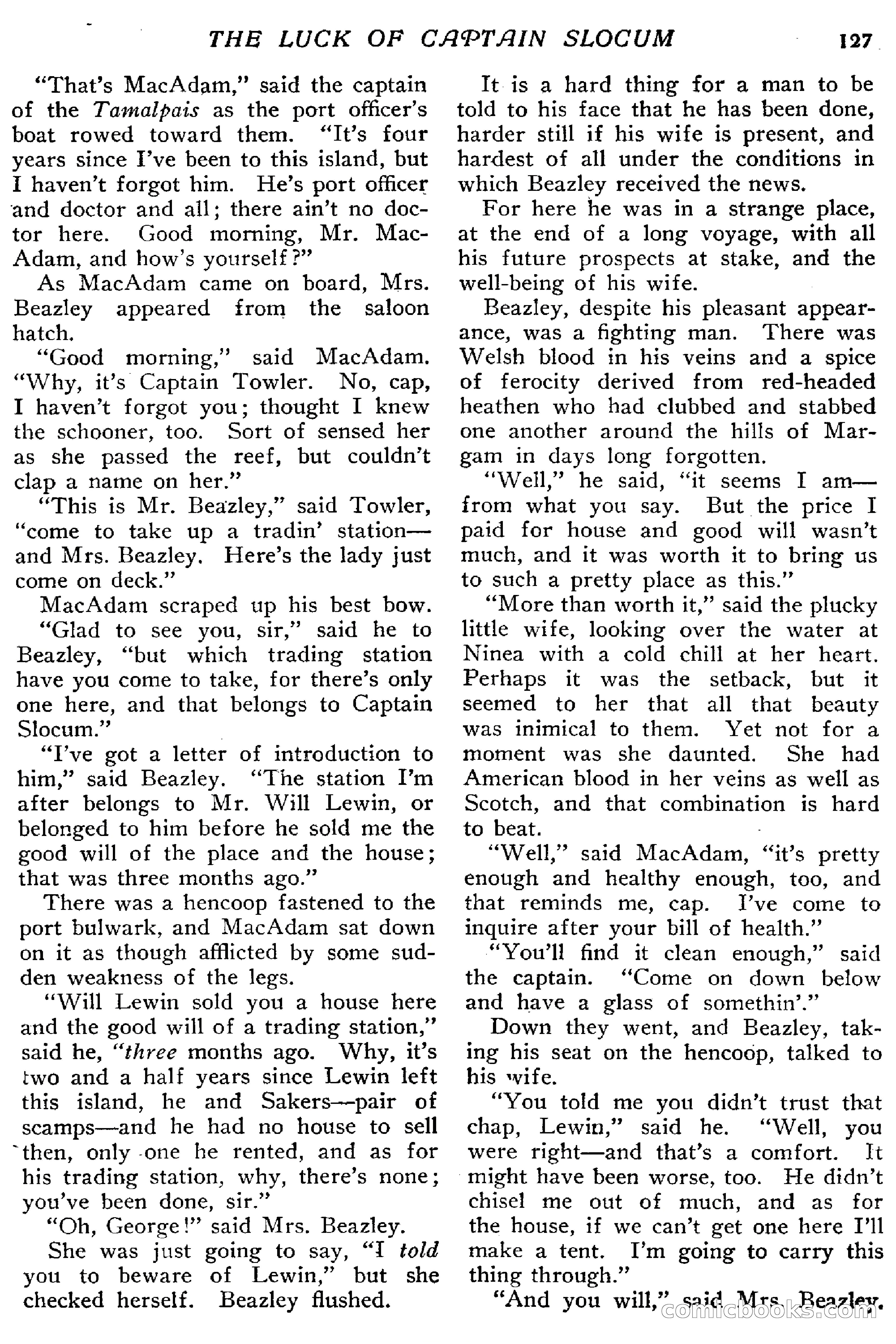The Popular Magazine, January 7, 1916 — page 133 of 248