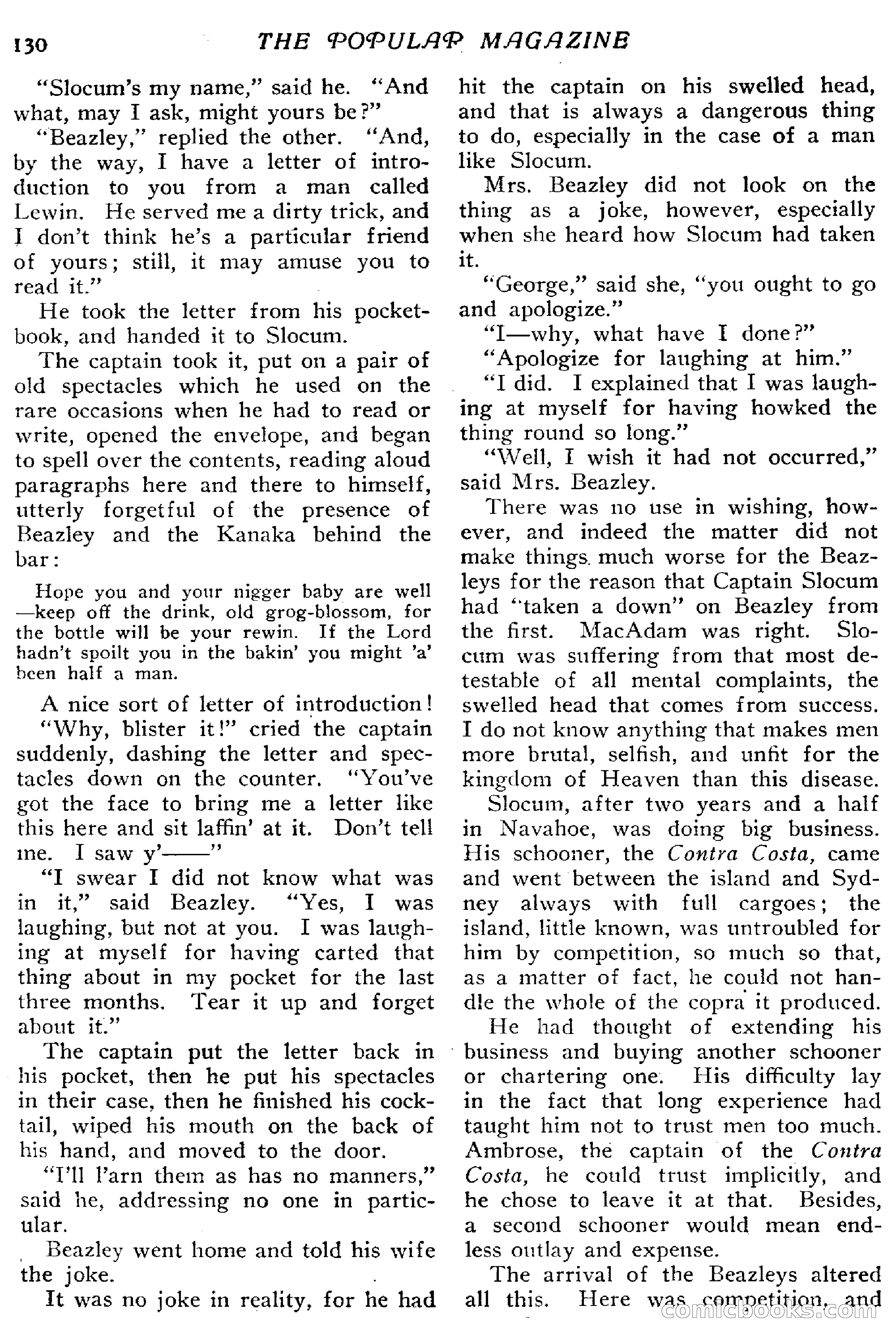 The Popular Magazine, January 7, 1916 — page 136 of 248