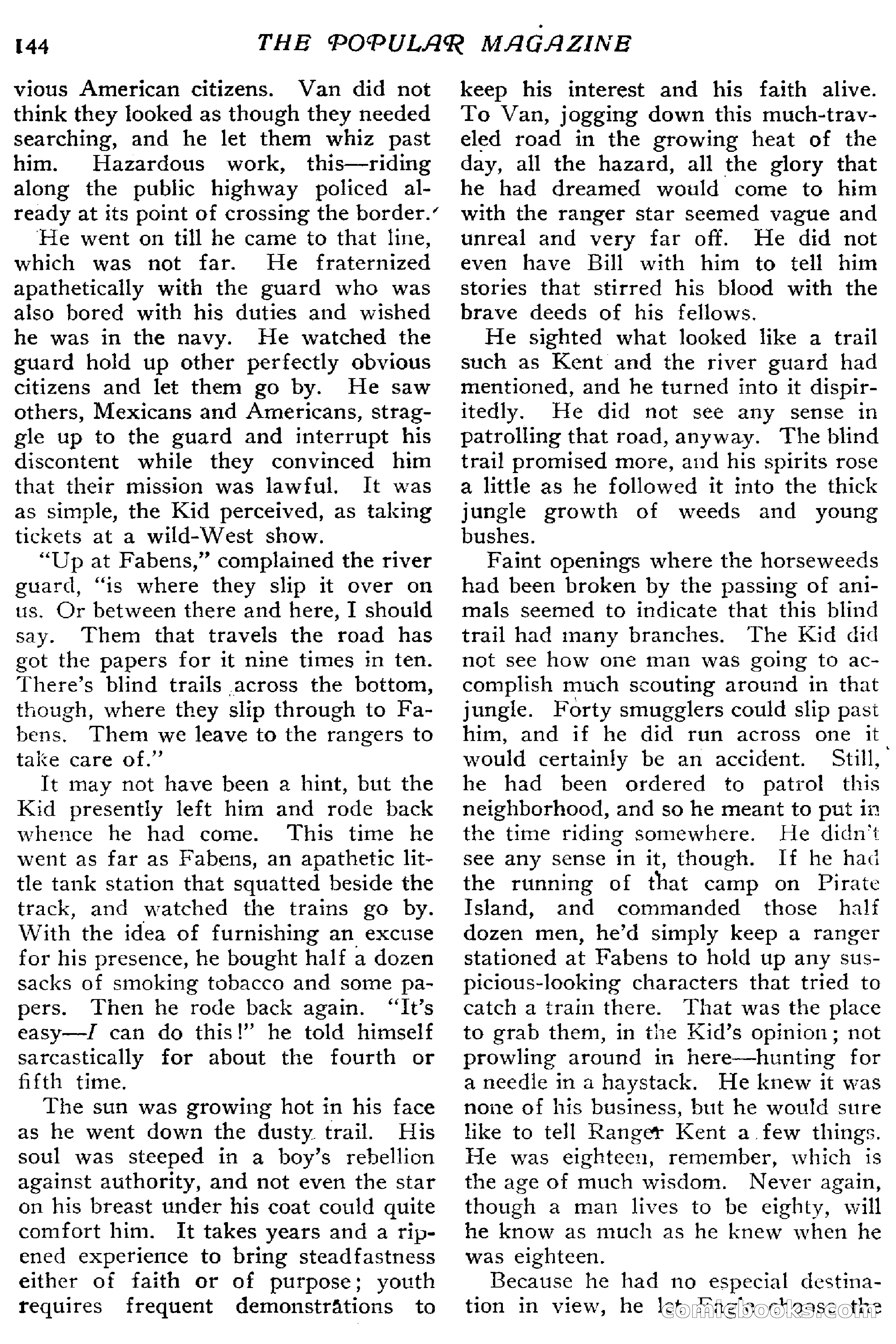 The Popular Magazine, January 7, 1916 — page 150 of 248