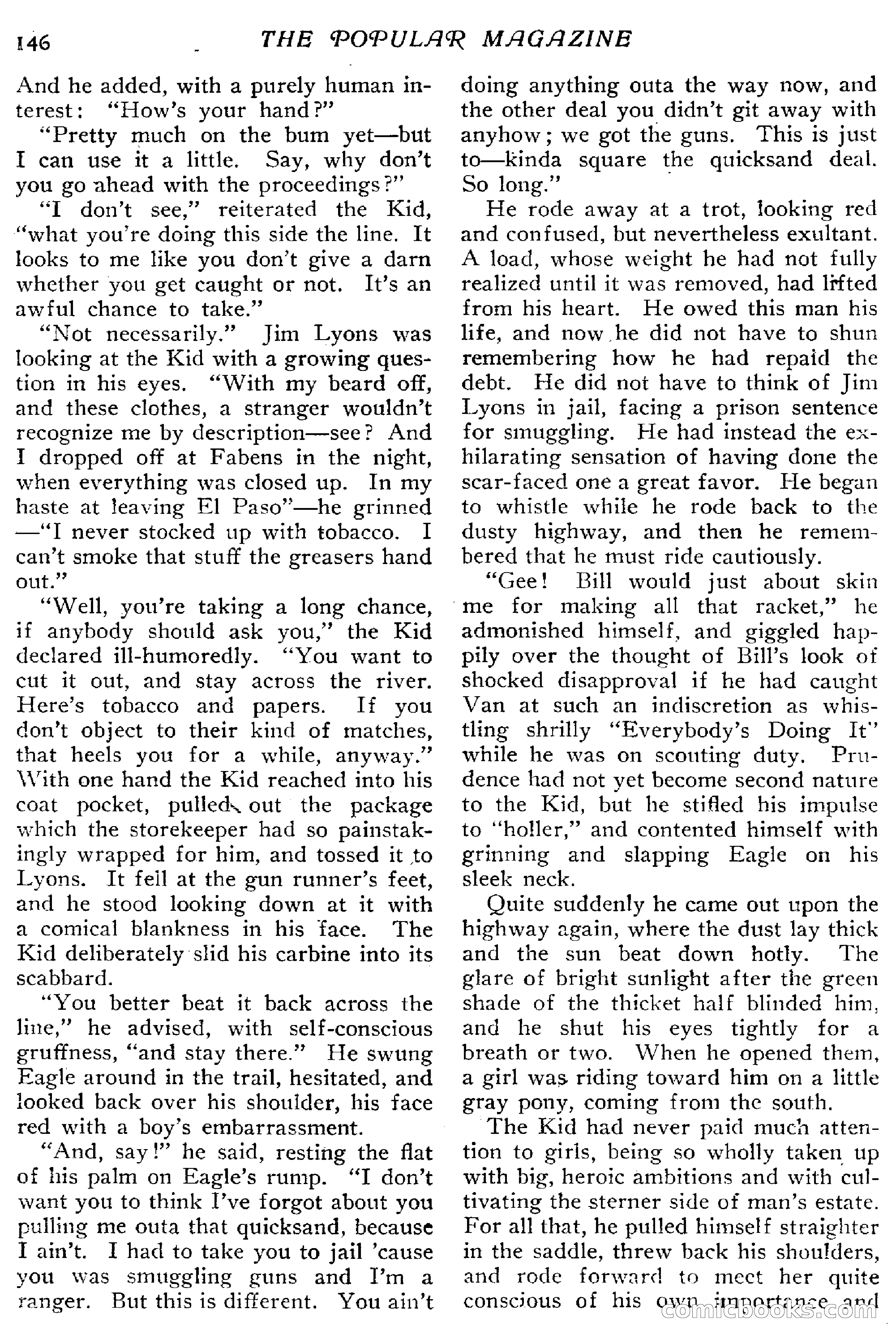 The Popular Magazine, January 7, 1916 — page 152 of 248