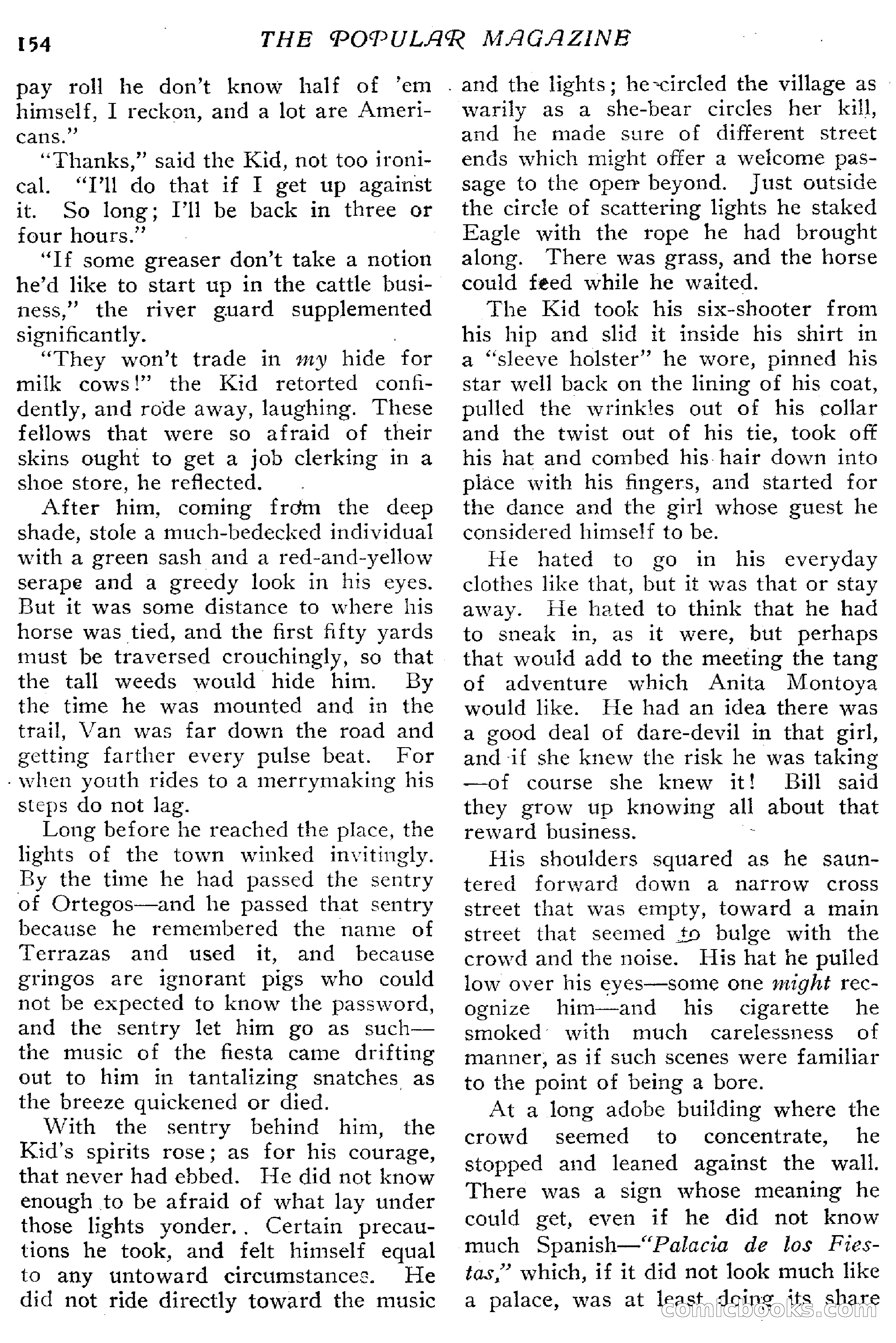 The Popular Magazine, January 7, 1916 — page 160 of 248