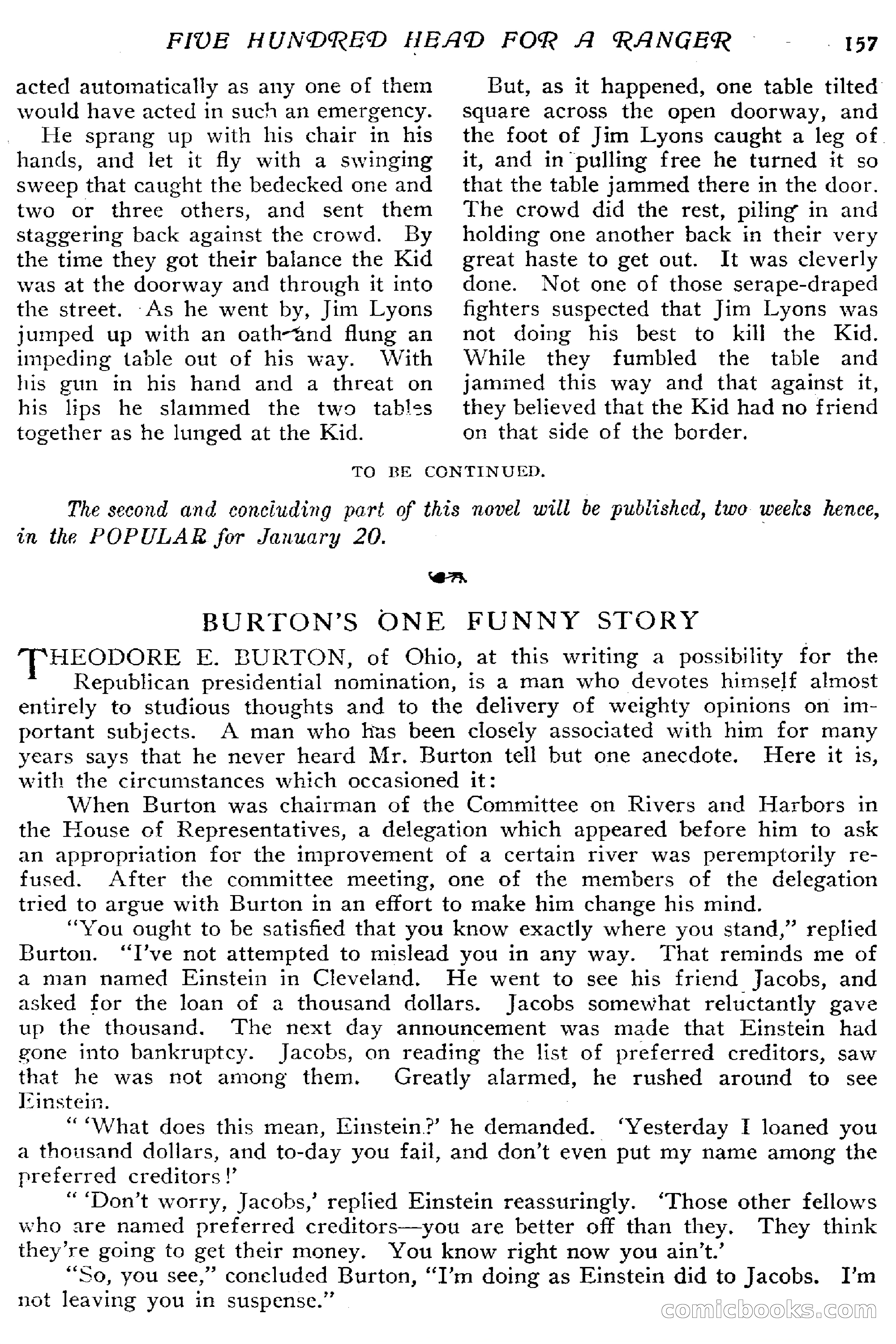 The Popular Magazine, January 7, 1916 — page 163 of 248