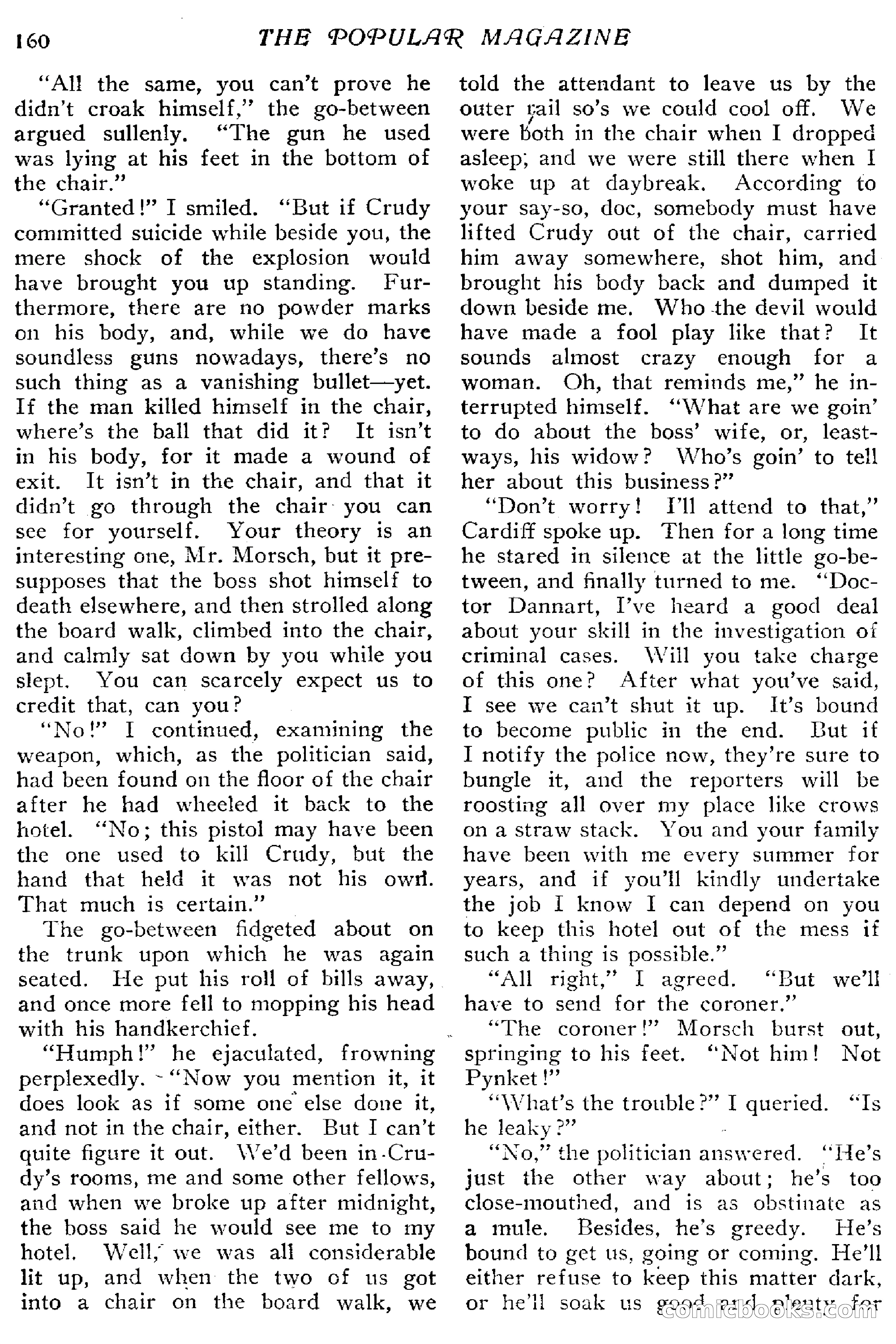 The Popular Magazine, January 7, 1916 — page 166 of 248