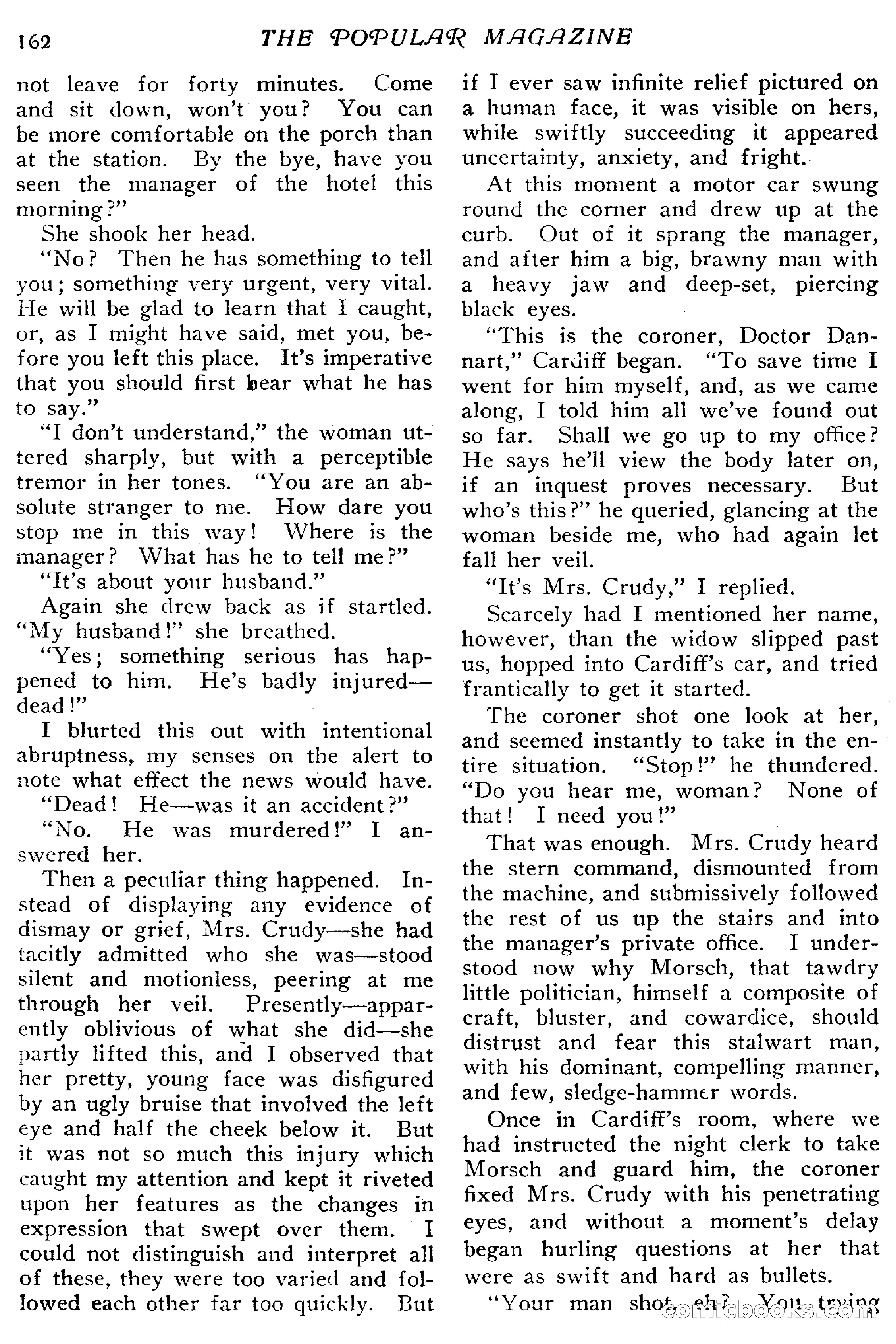 The Popular Magazine, January 7, 1916 — page 168 of 248