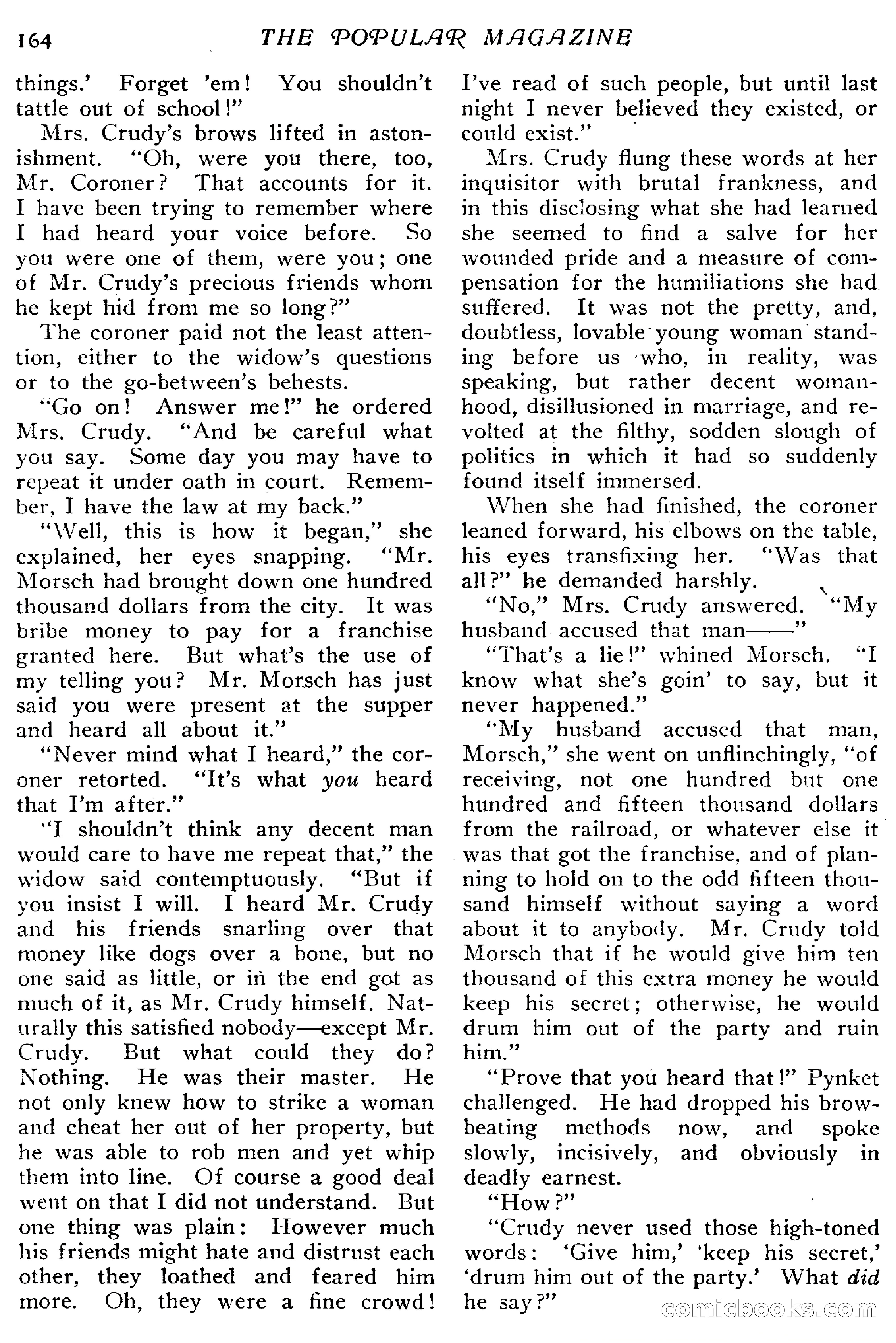The Popular Magazine, January 7, 1916 — page 170 of 248