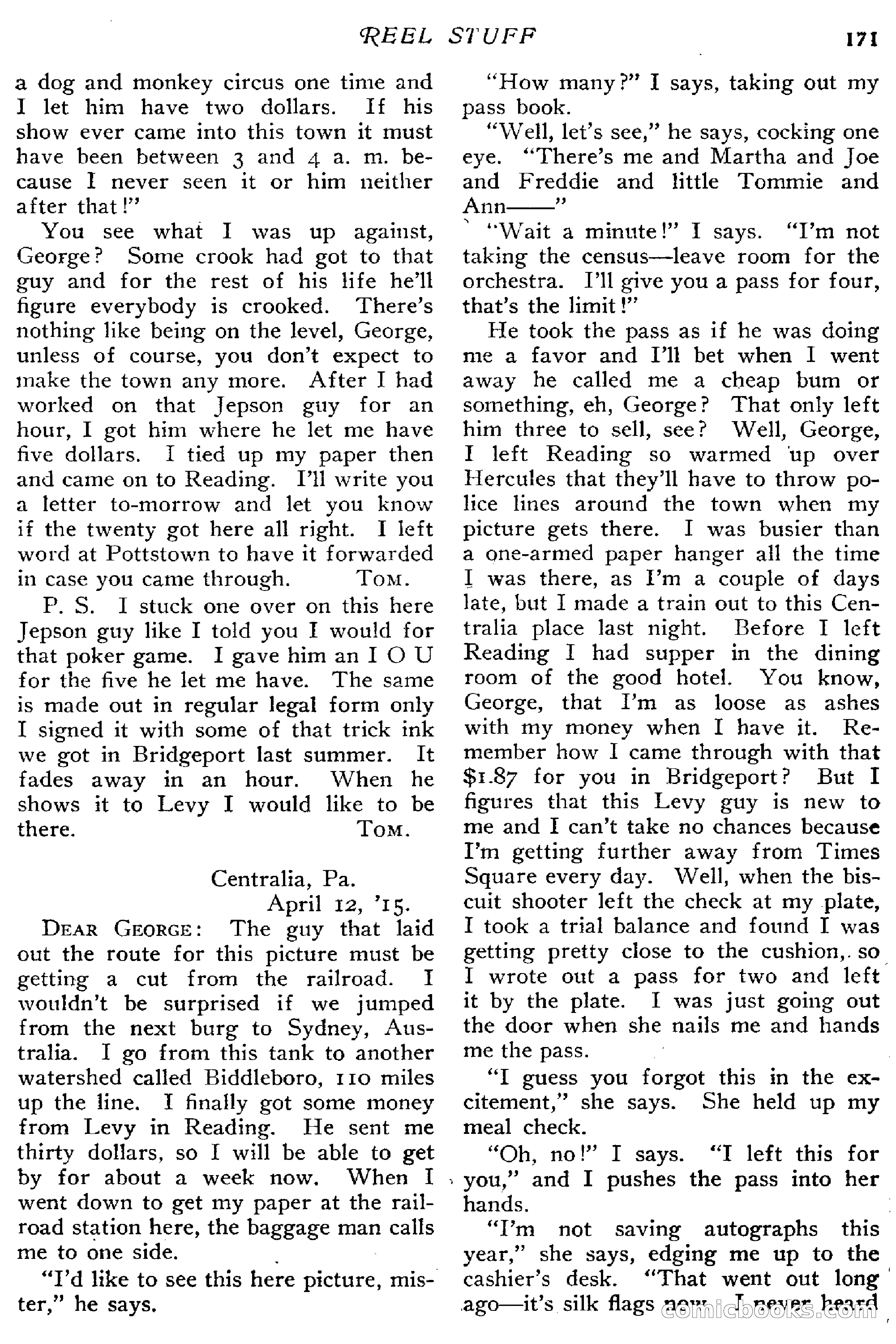 The Popular Magazine, January 7, 1916 — page 177 of 248