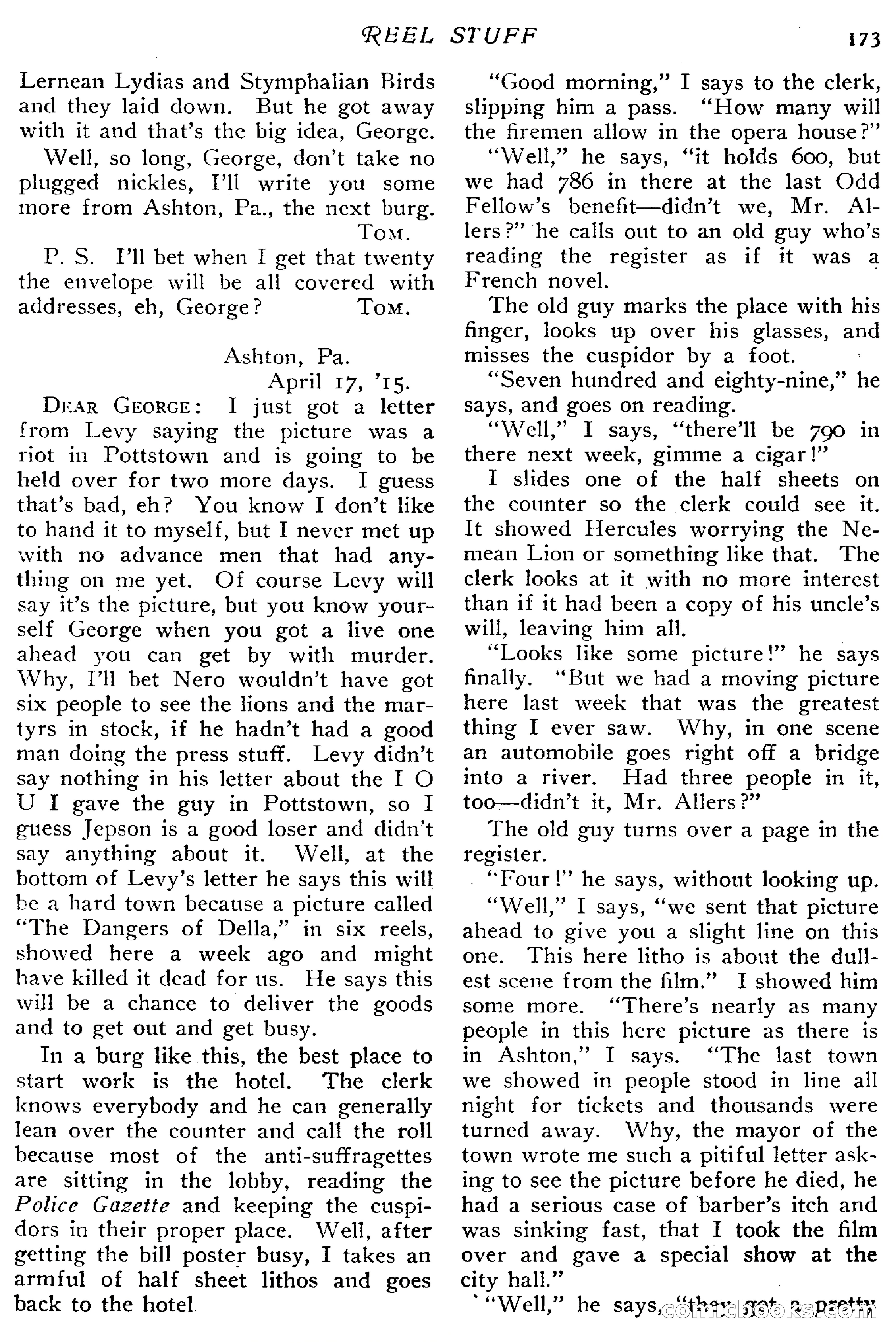 The Popular Magazine, January 7, 1916 — page 179 of 248