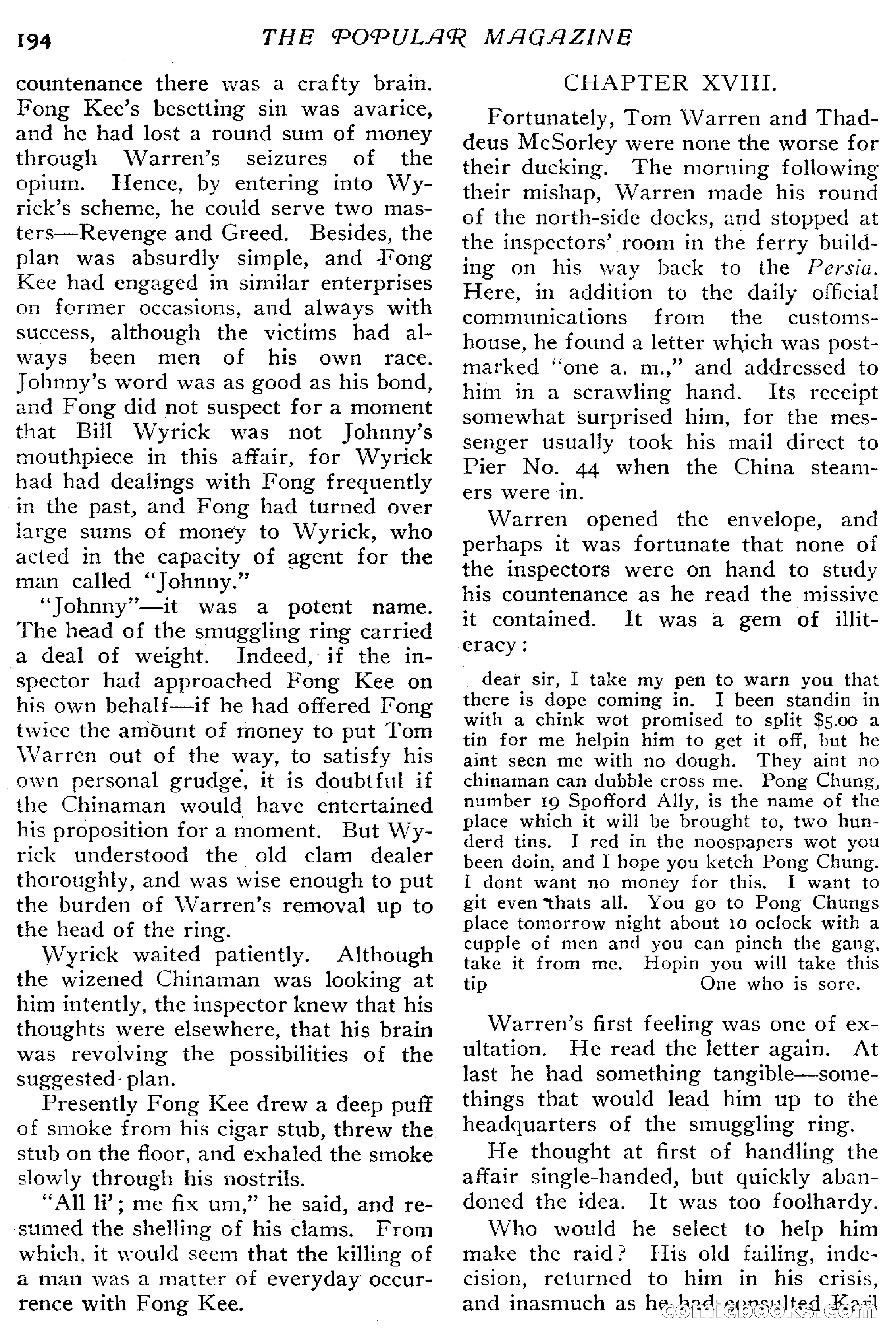 The Popular Magazine, January 7, 1916 — page 200 of 248