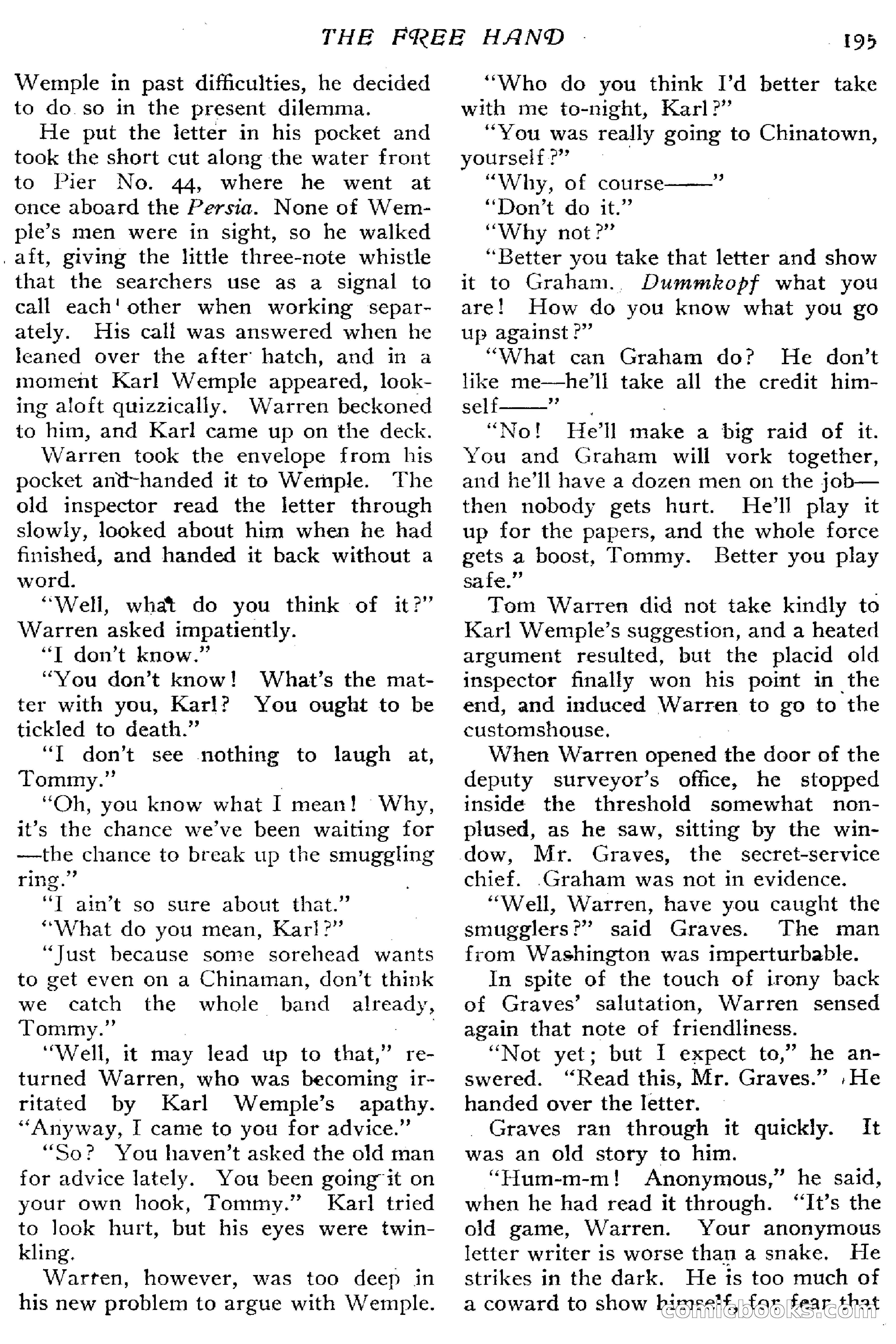 The Popular Magazine, January 7, 1916 — page 201 of 248