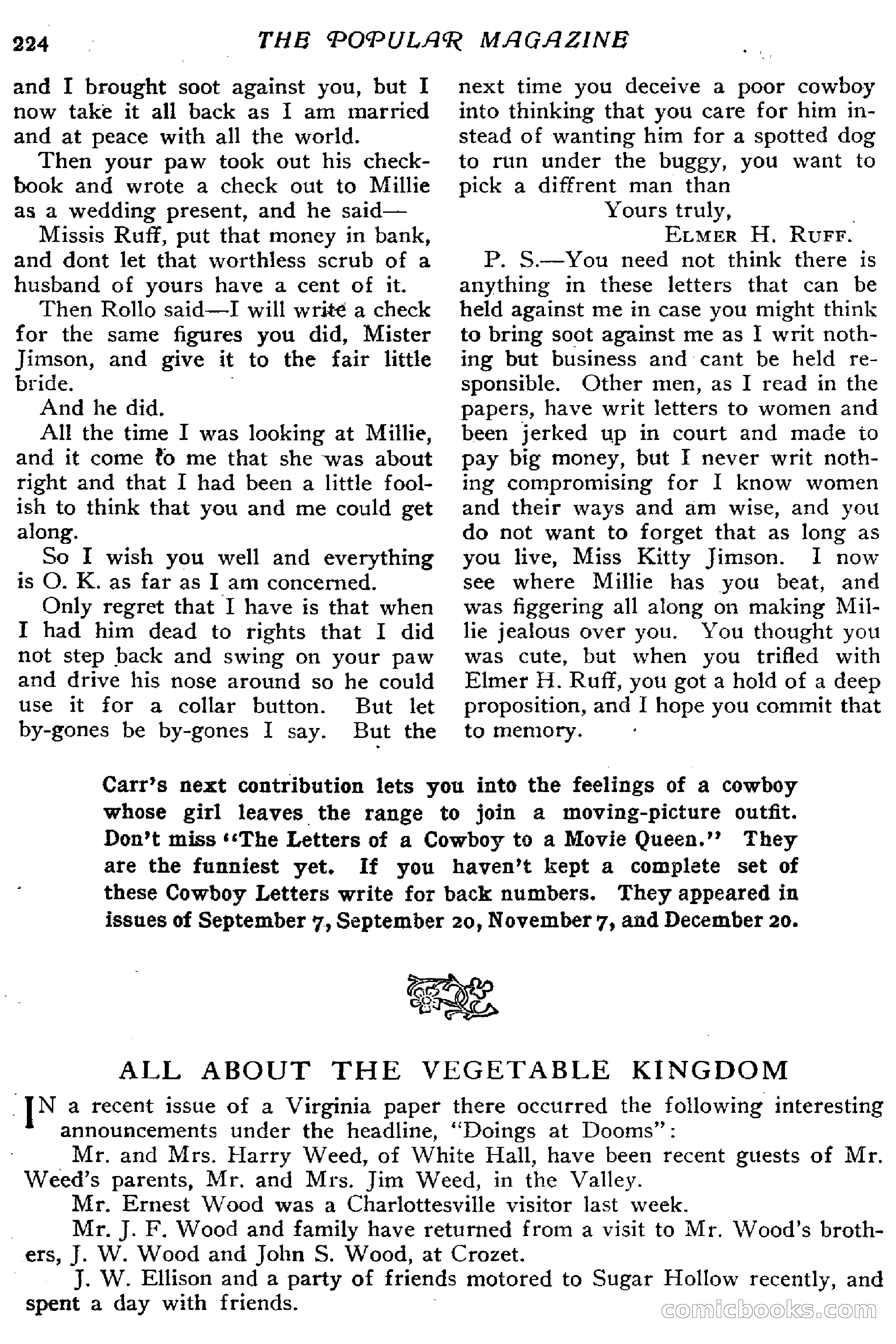 The Popular Magazine, January 7, 1916 — page 230 of 248