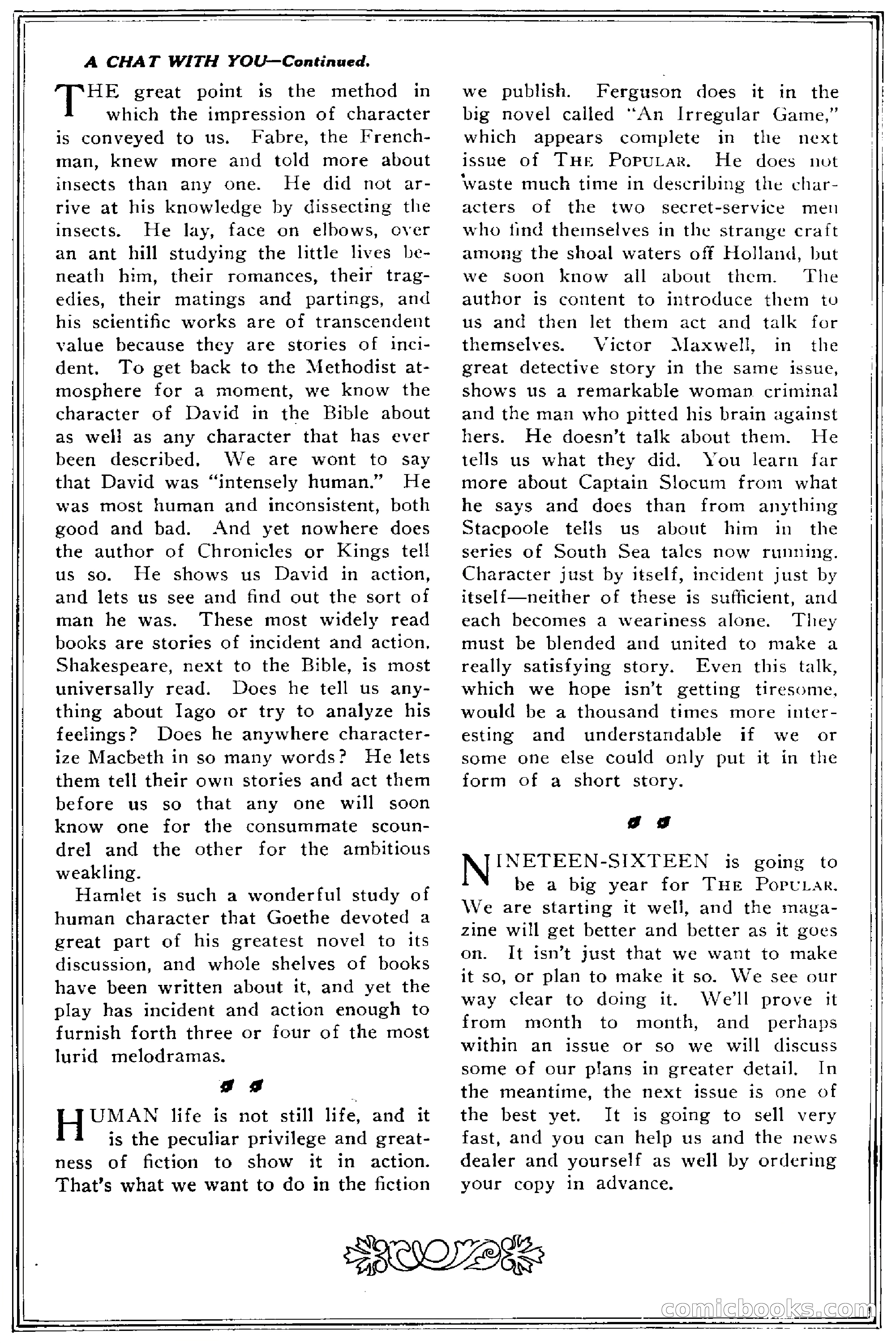 The Popular Magazine, January 7, 1916 — page 232 of 248