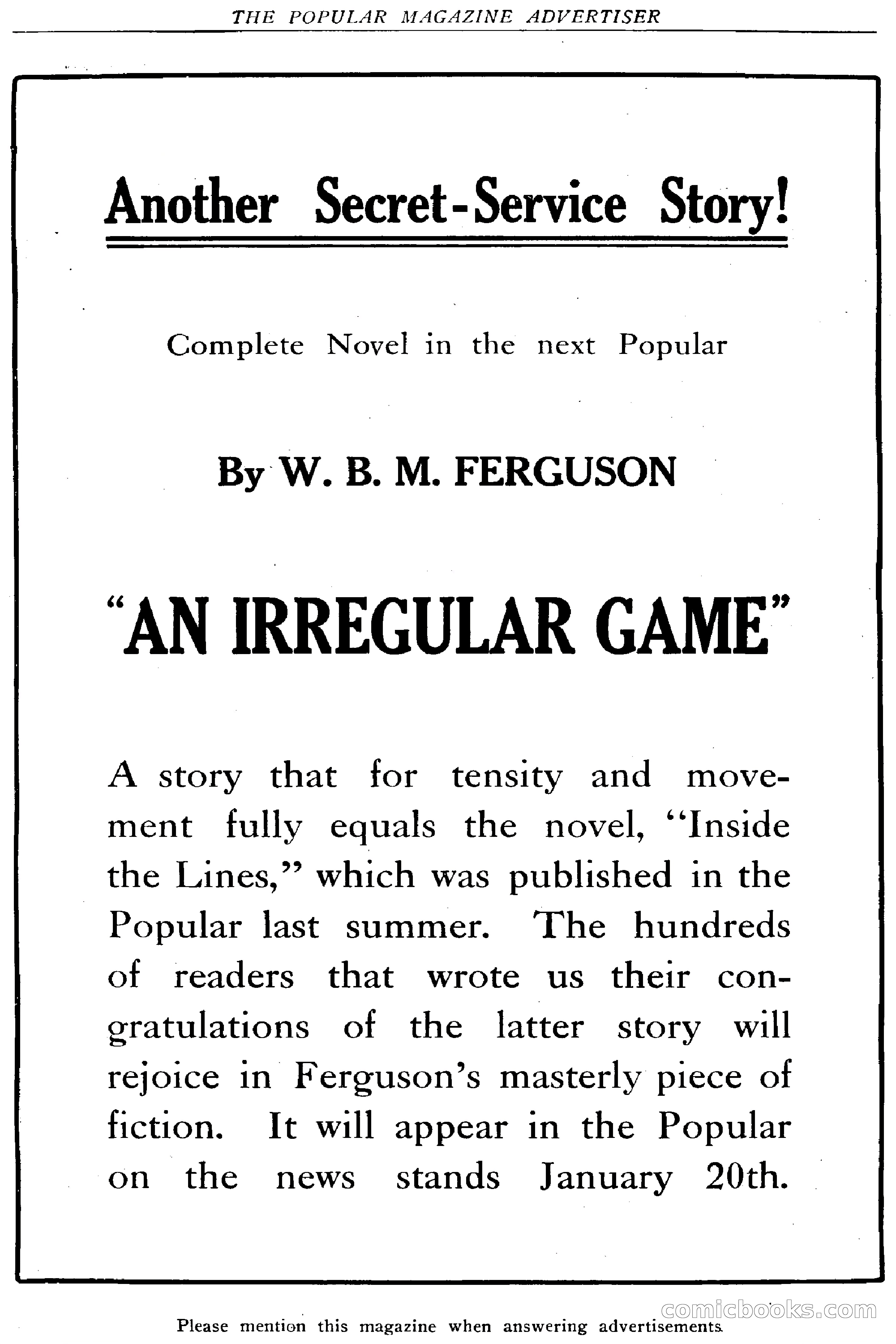 The Popular Magazine, January 7, 1916 — page 246 of 248