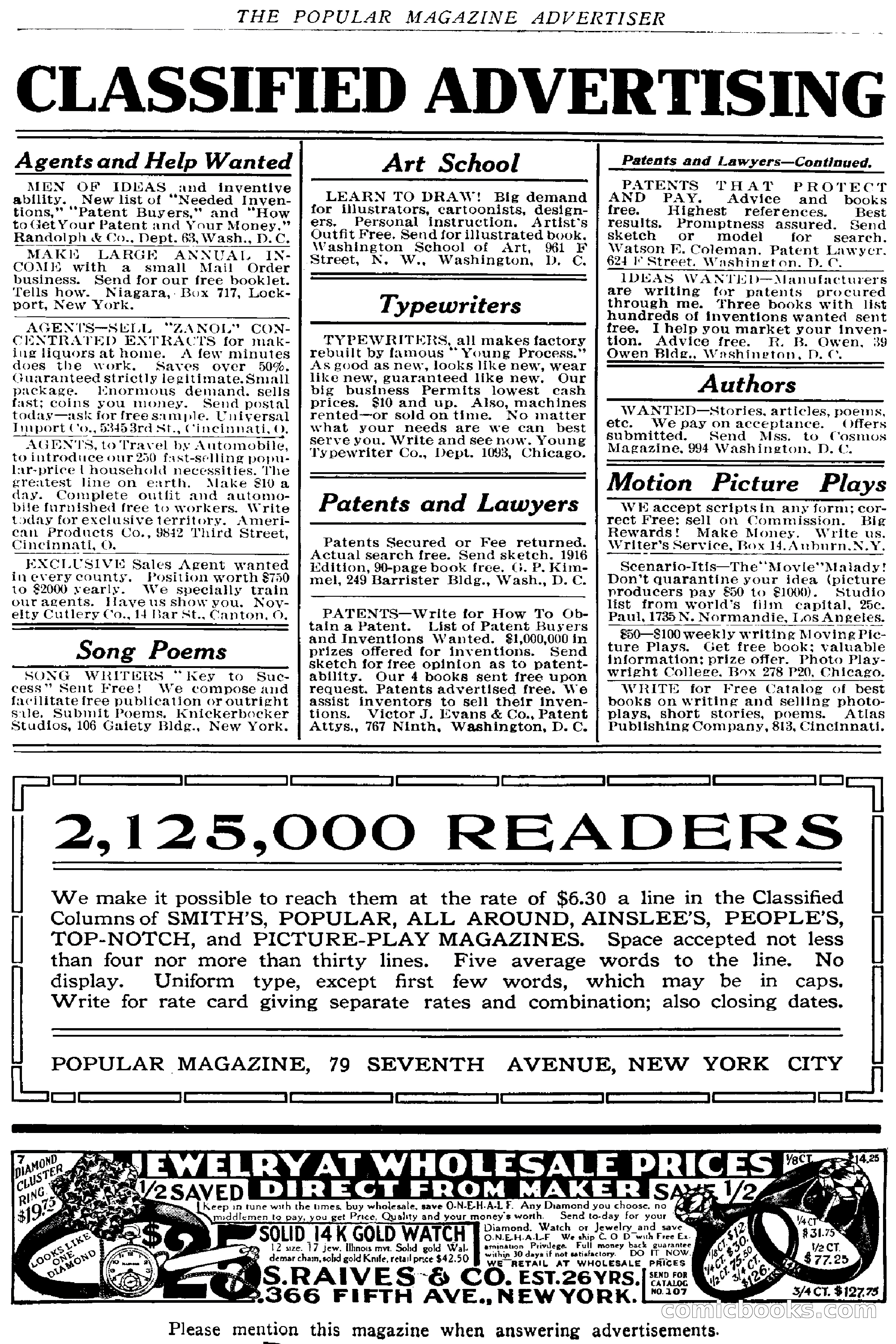 The Popular Magazine, December 20, 1916 — page 4 of 220