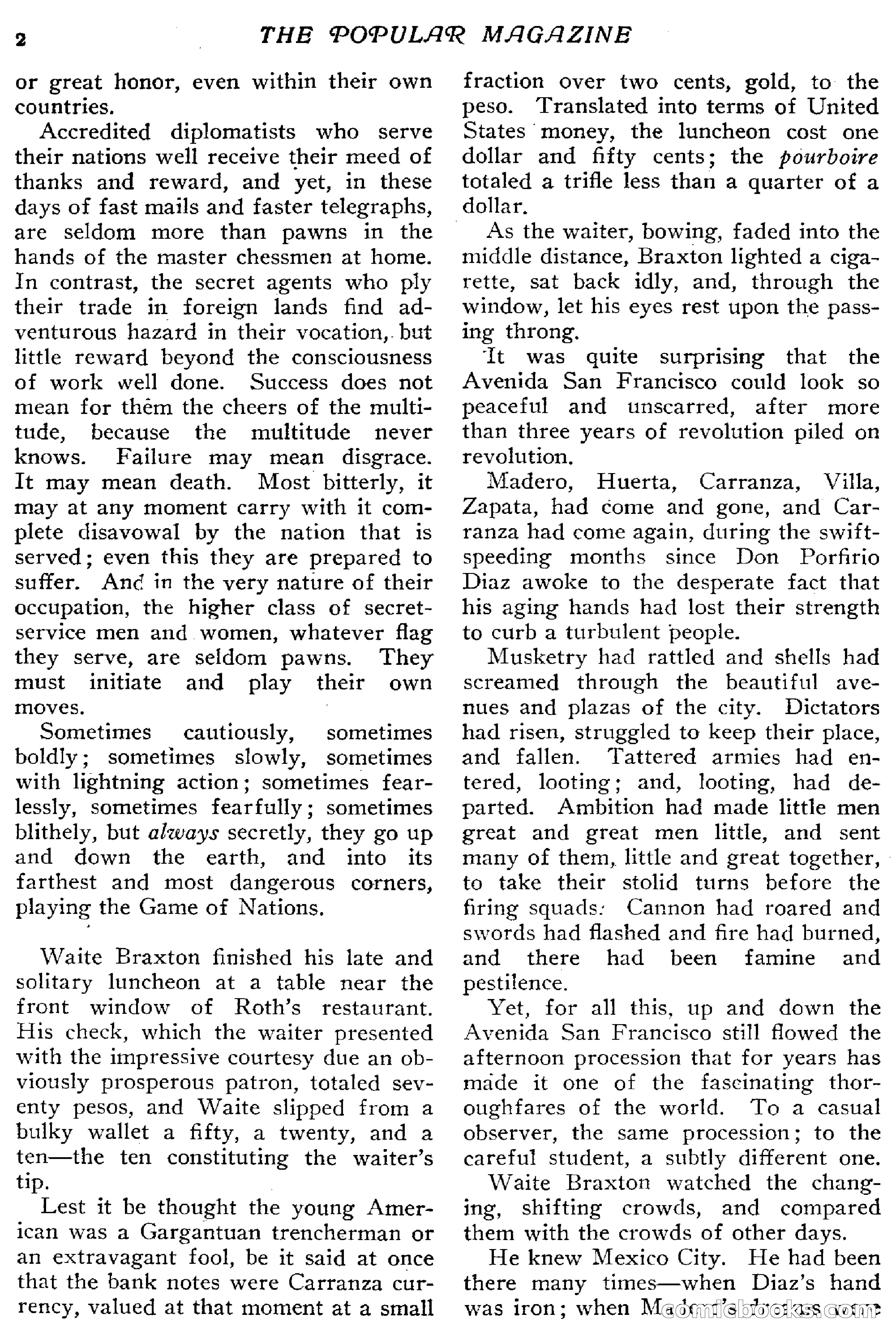 The Popular Magazine, December 20, 1916 — page 8 of 220
