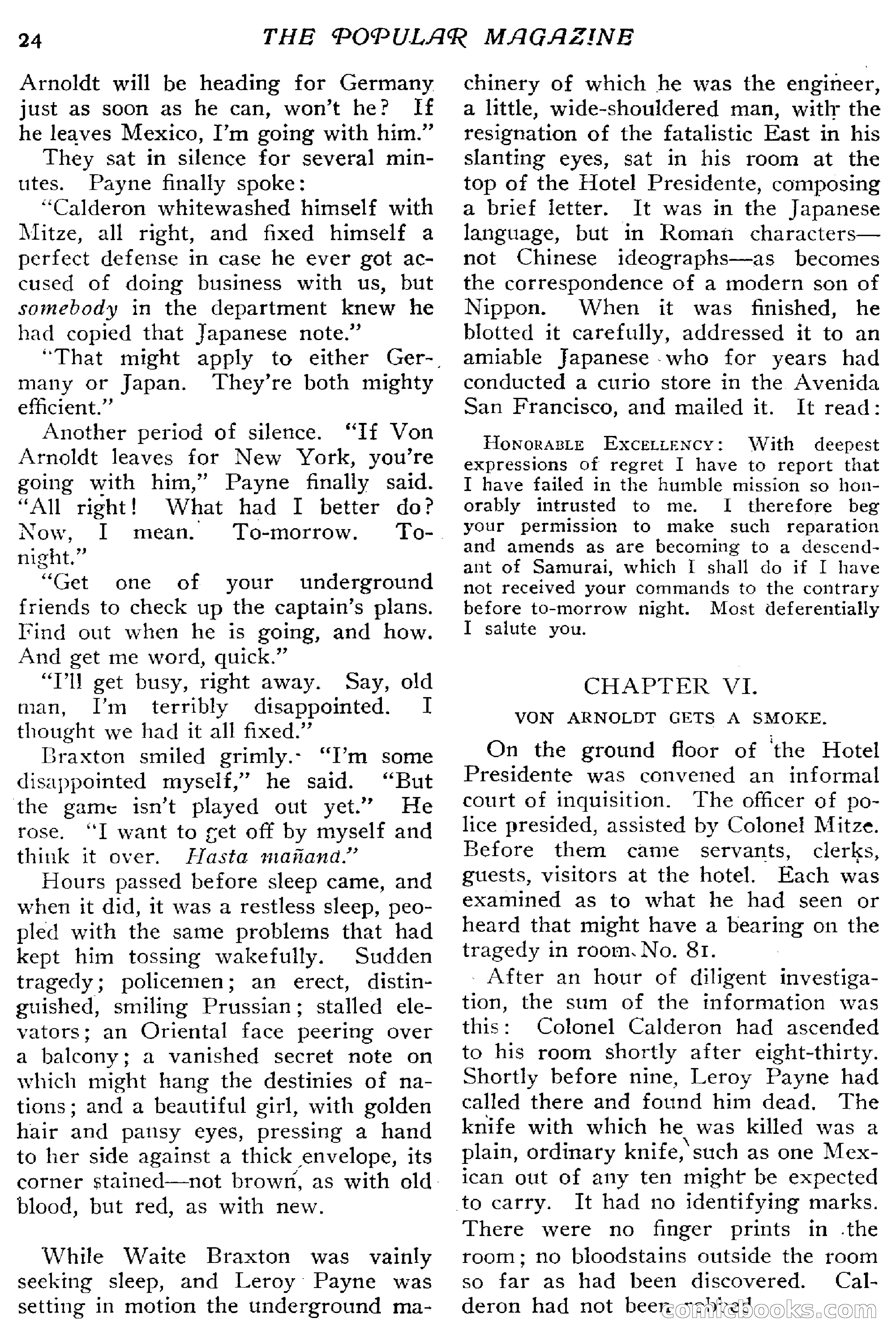 The Popular Magazine, December 20, 1916 — page 30 of 220