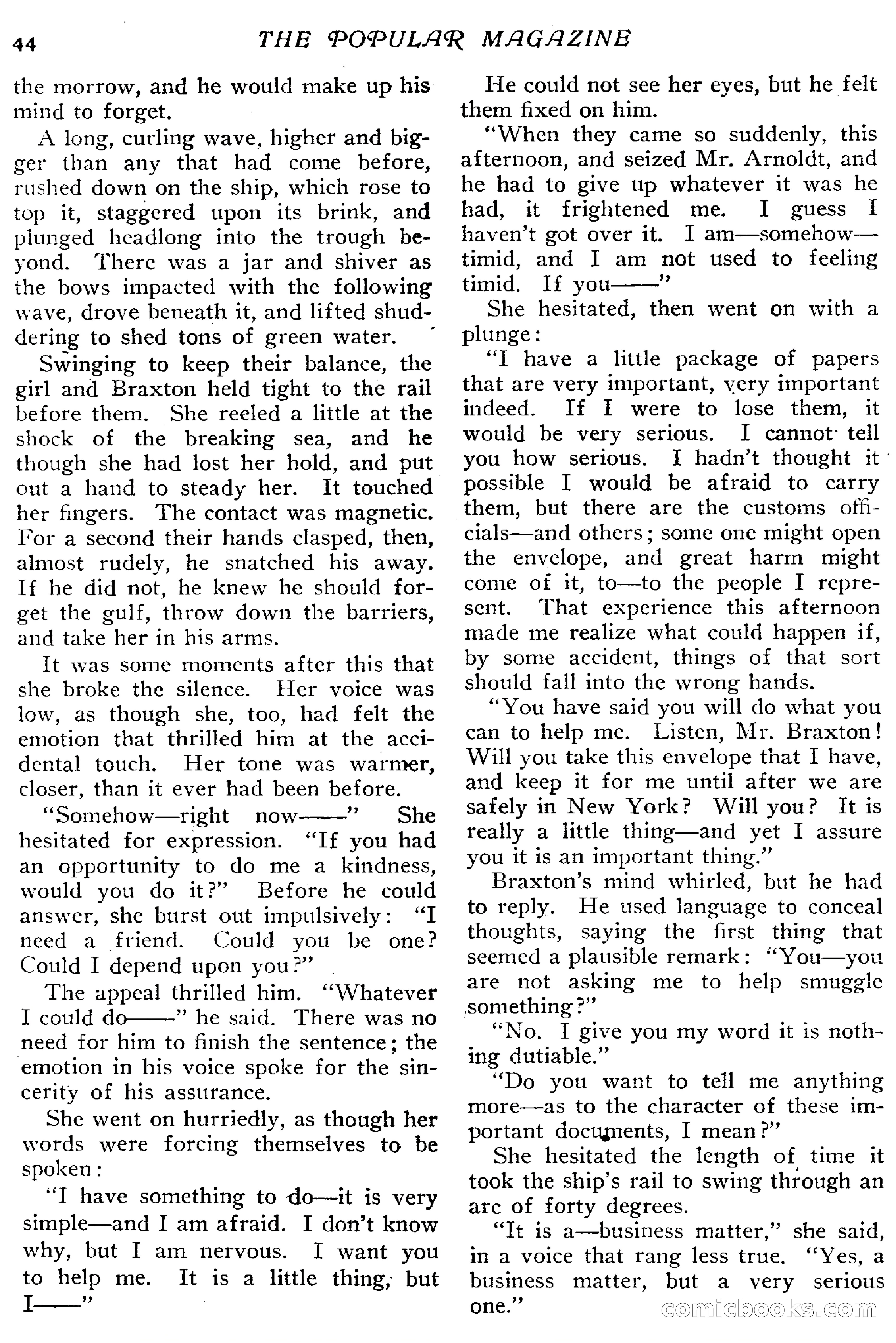 The Popular Magazine, December 20, 1916 — page 50 of 220