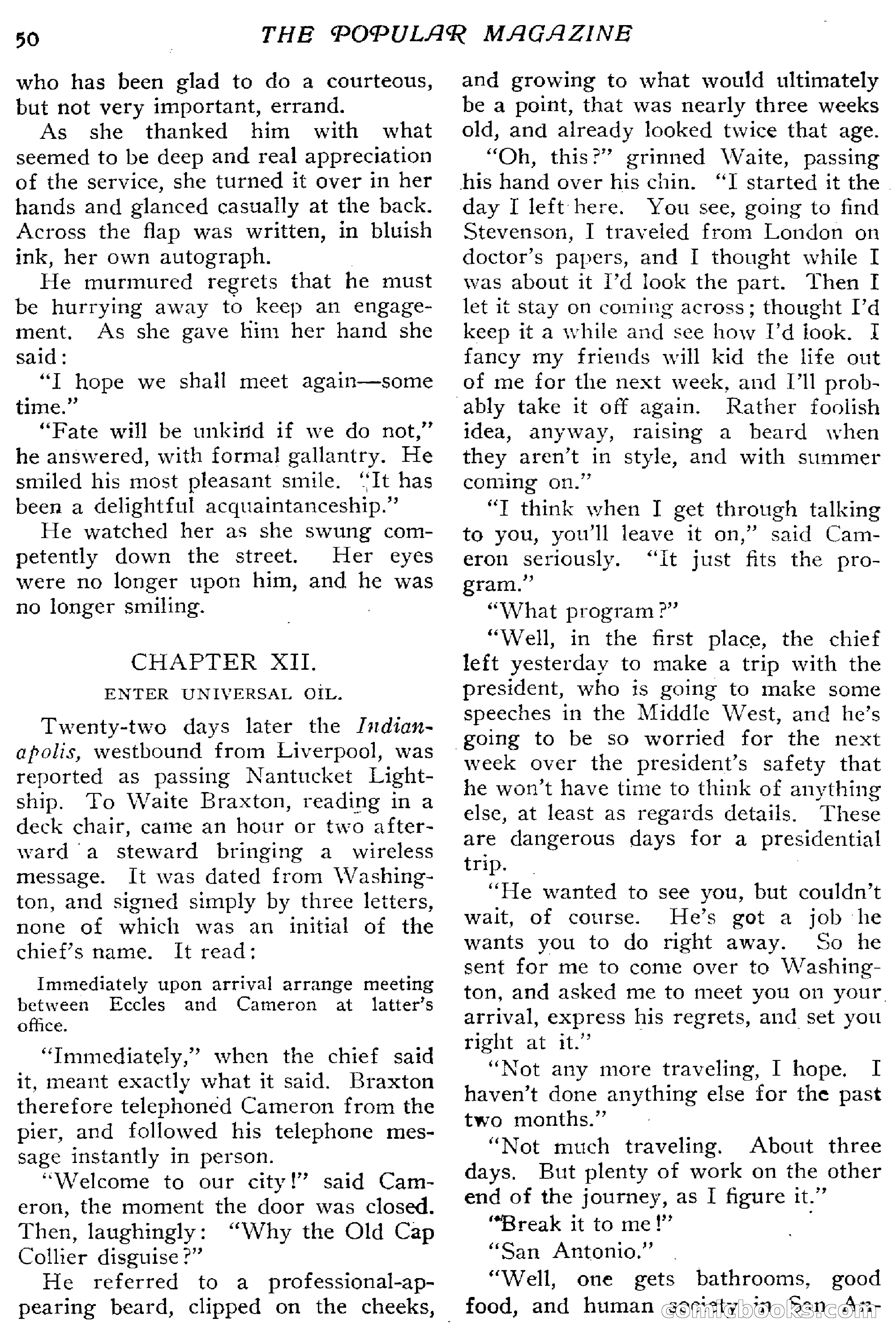 The Popular Magazine, December 20, 1916 — page 56 of 220