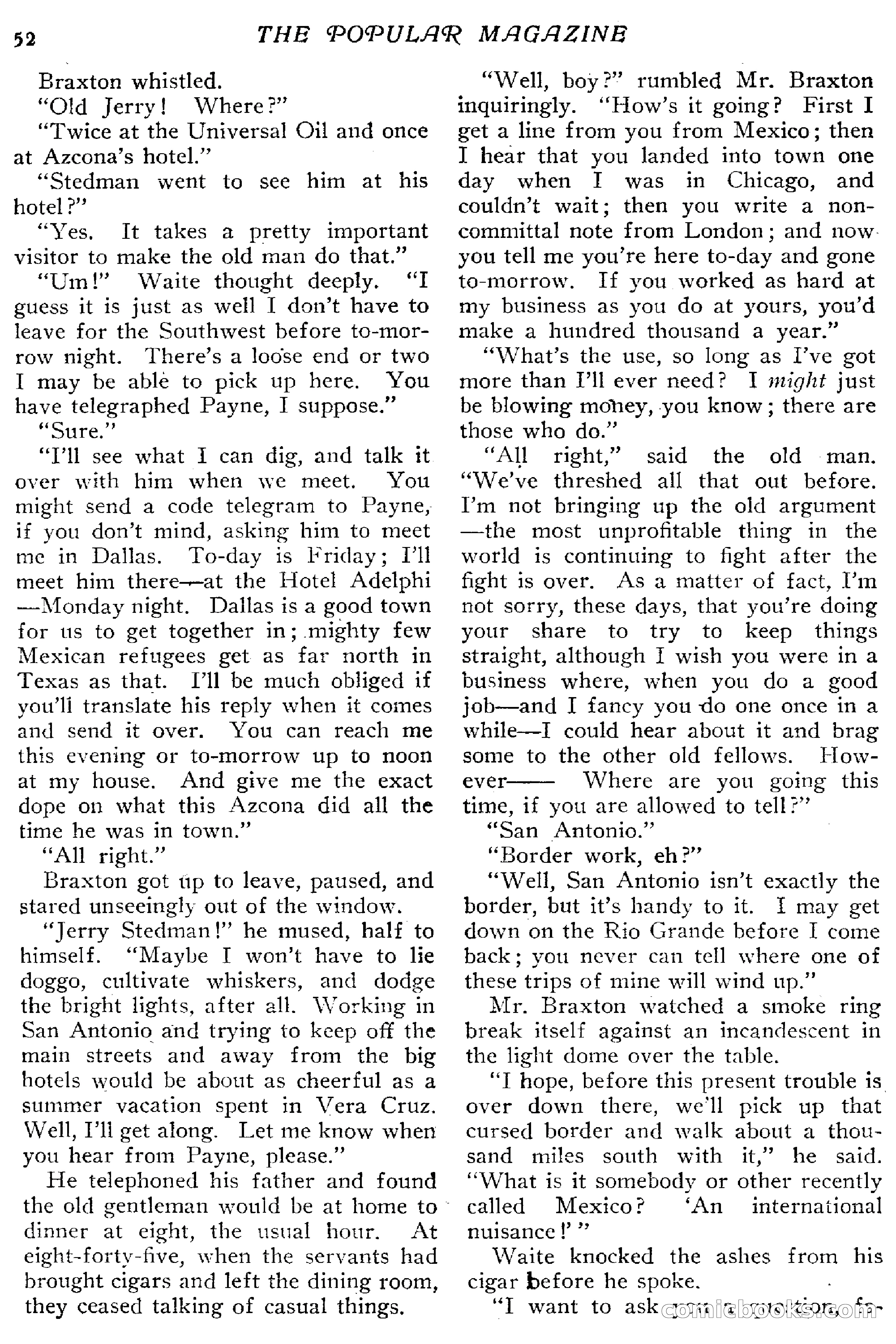 The Popular Magazine, December 20, 1916 — page 58 of 220