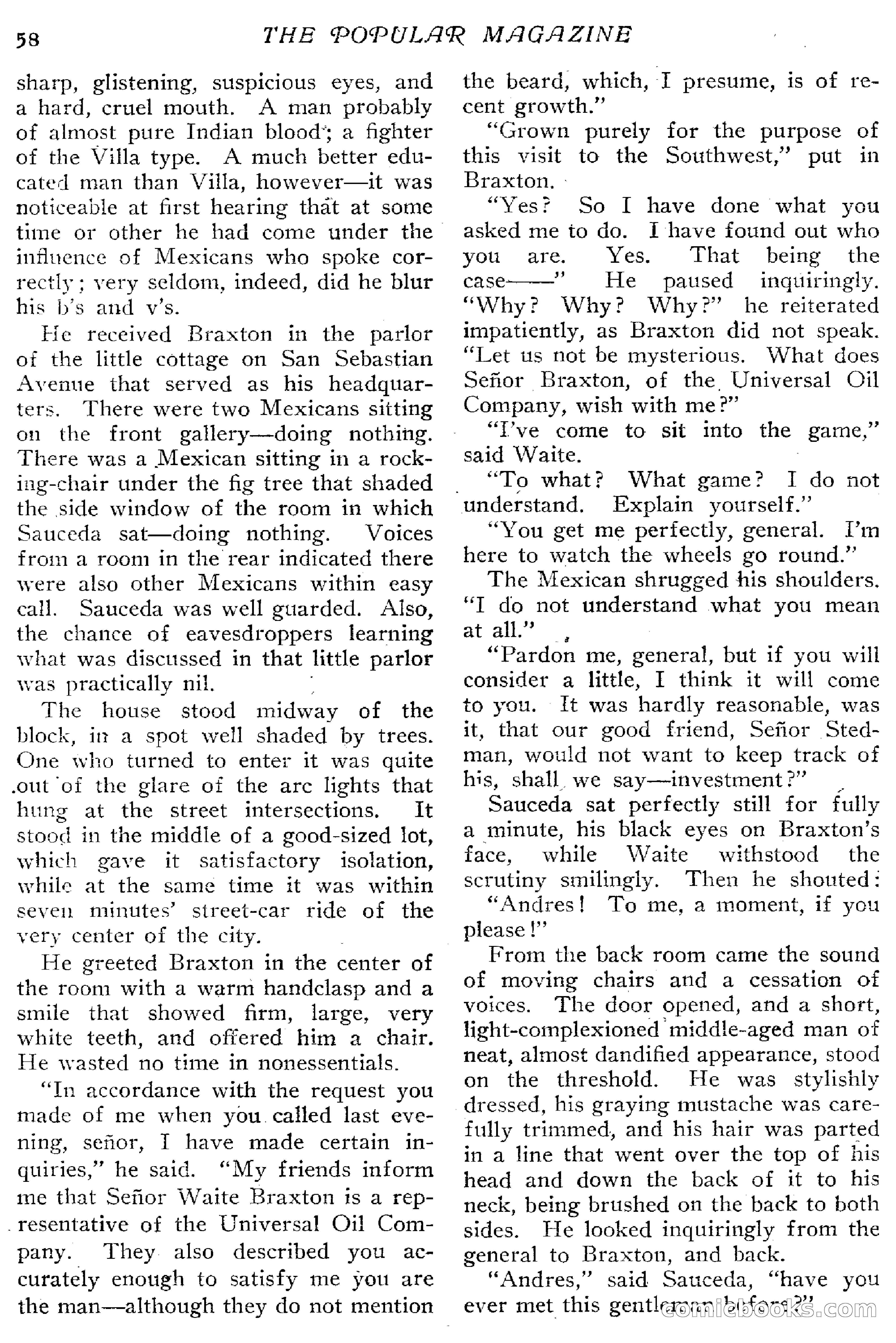 The Popular Magazine, December 20, 1916 — page 64 of 220