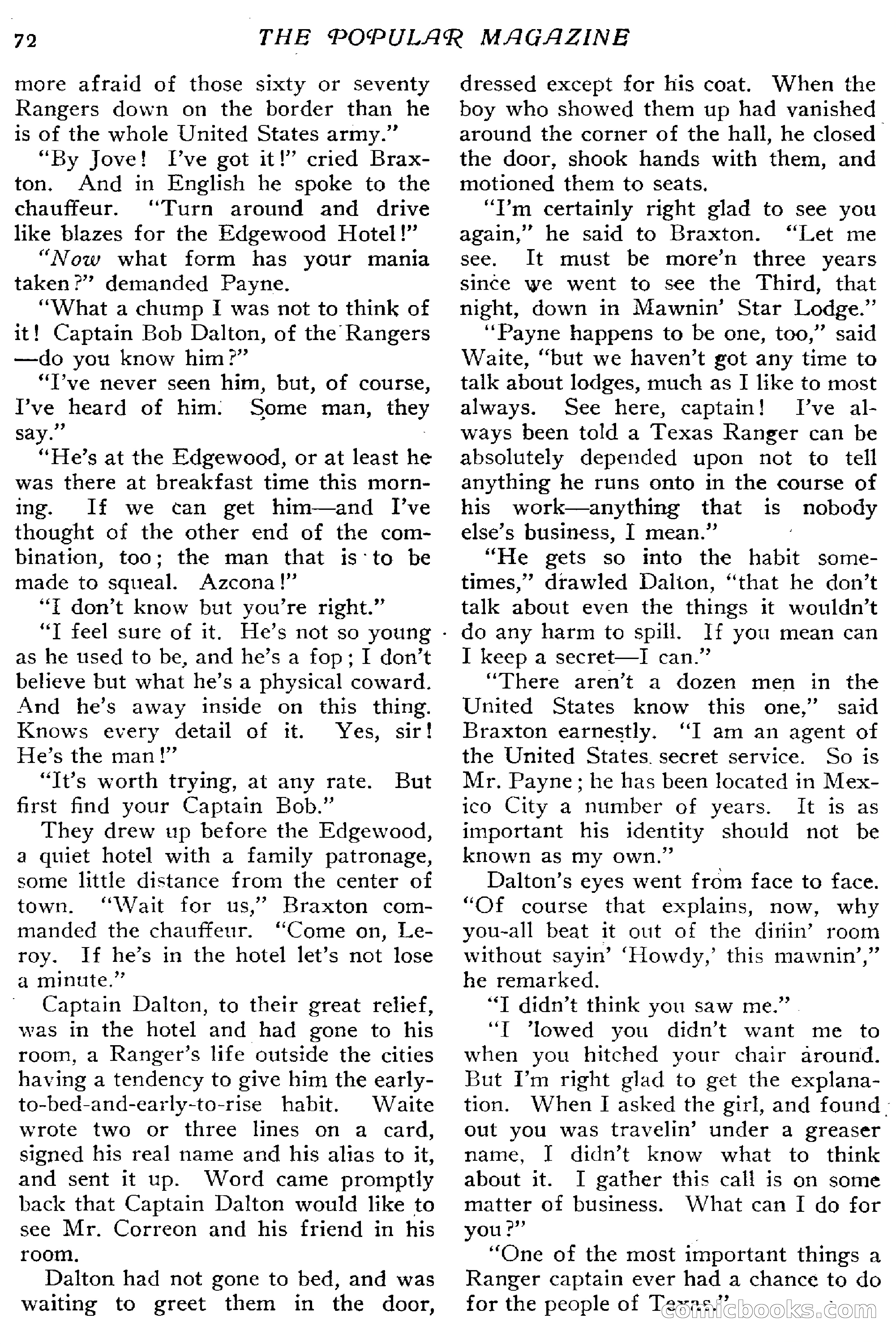 The Popular Magazine, December 20, 1916 — page 78 of 220