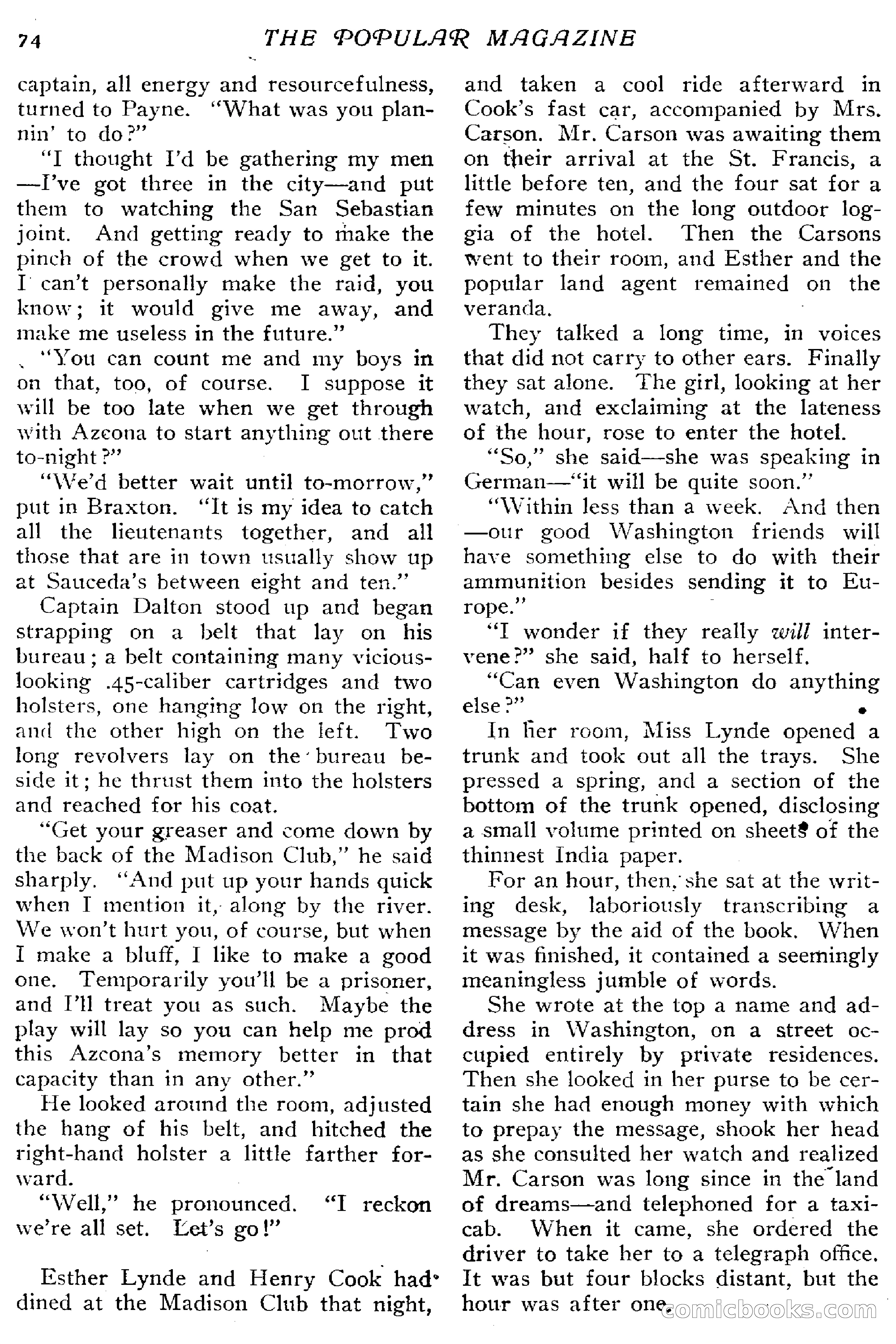 The Popular Magazine, December 20, 1916 — page 80 of 220