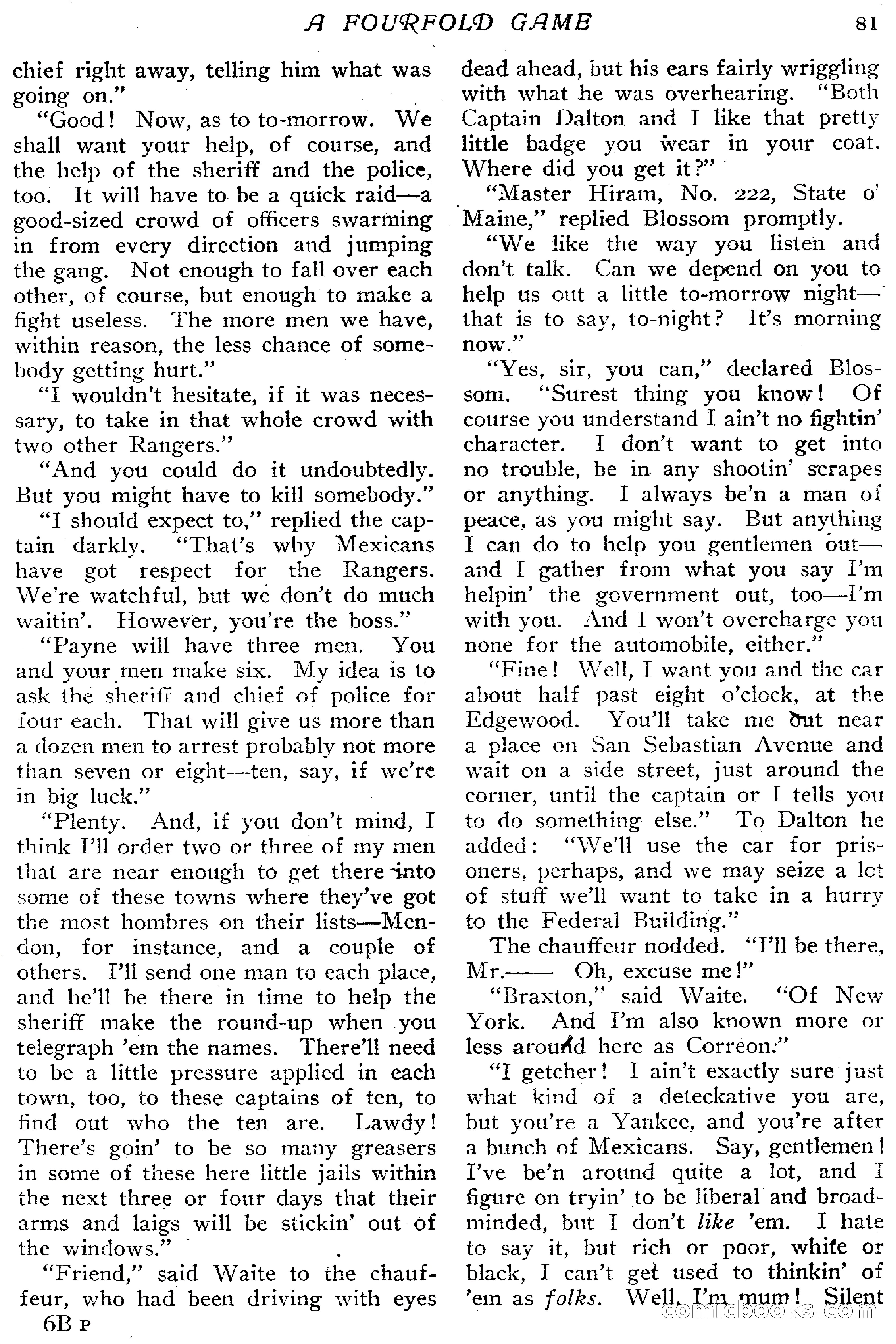 The Popular Magazine, December 20, 1916 — page 87 of 220