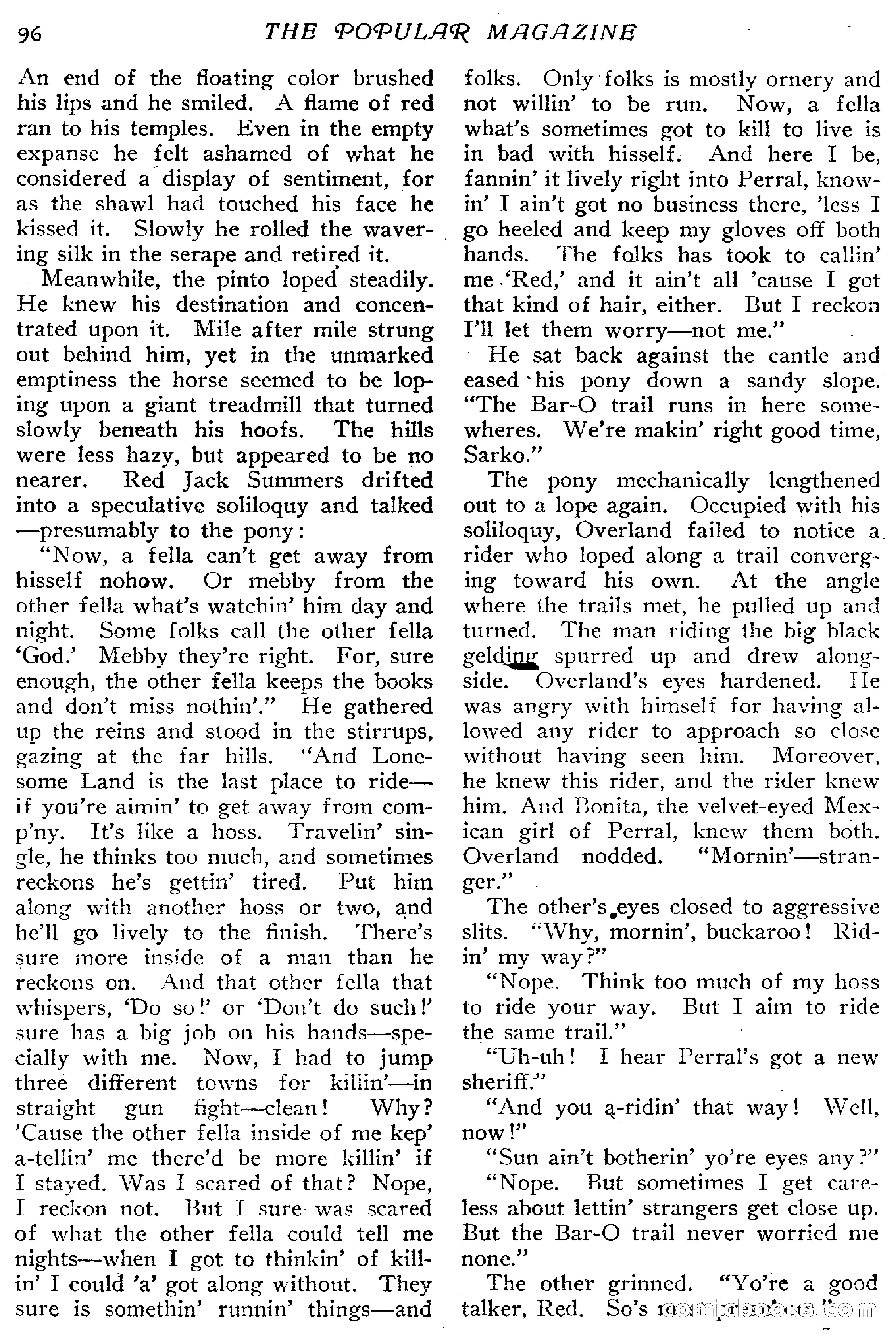 The Popular Magazine, December 20, 1916 — page 102 of 220