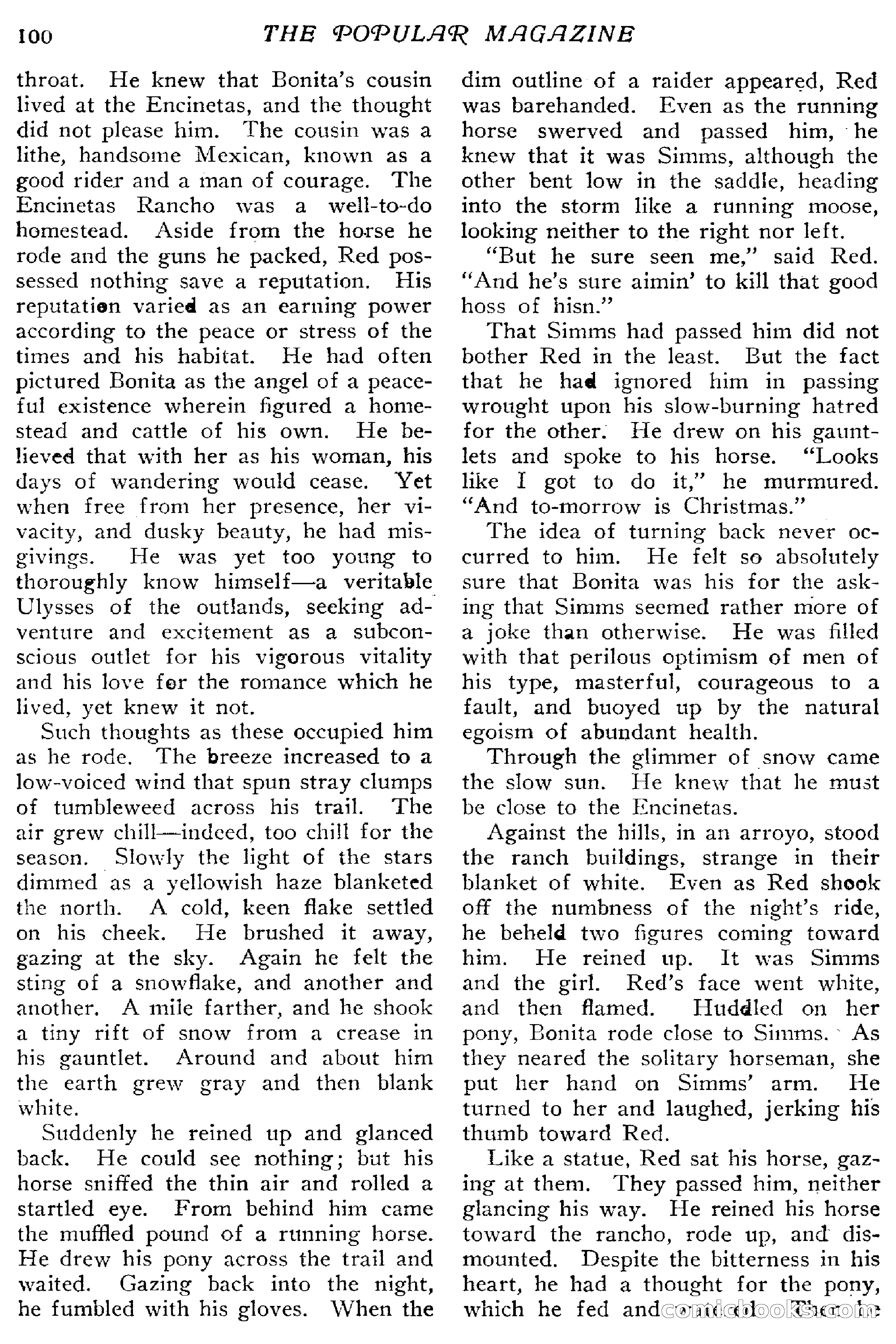 The Popular Magazine, December 20, 1916 — page 106 of 220